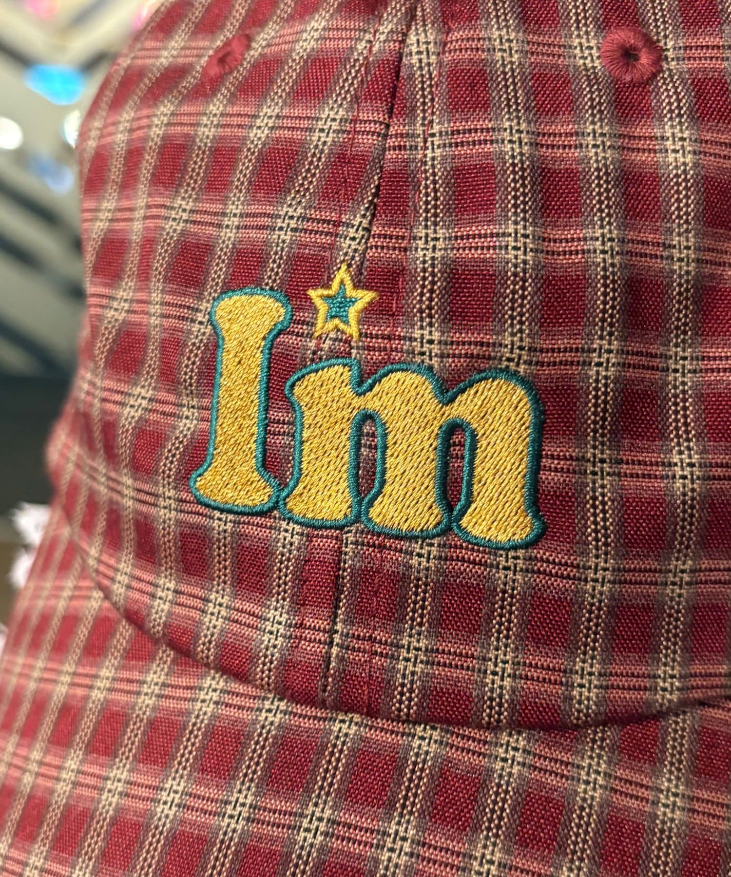 CIAOPANIC(チャオパニック) 【I’ｍ×CIAOPANIC】I’mロゴチェックキャップ