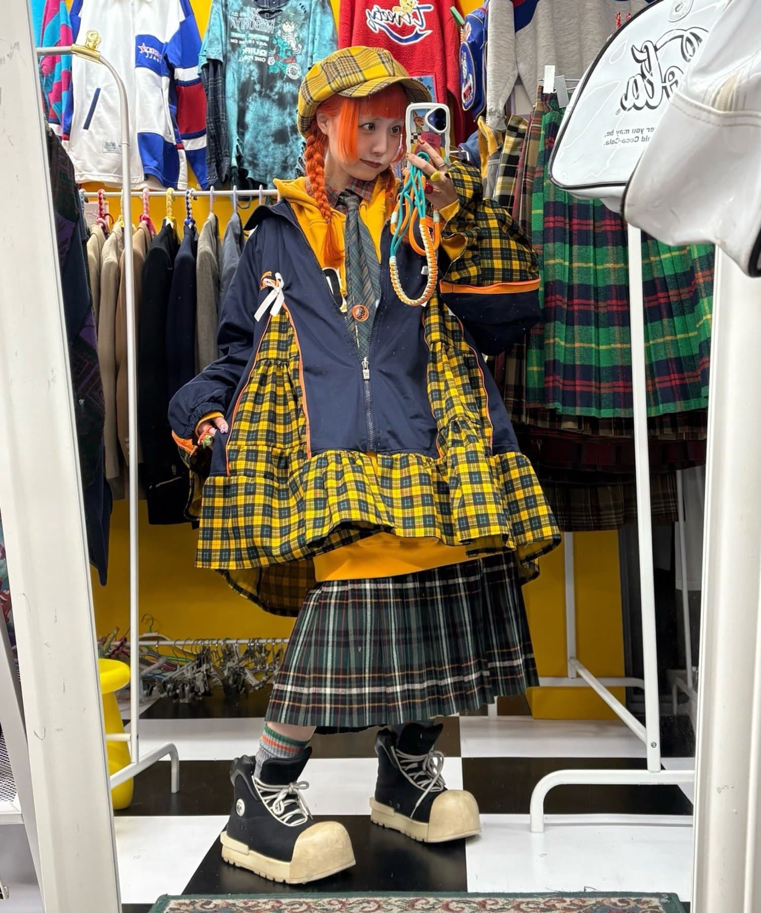 CIAOPANIC(チャオパニック) 【I’ｍ×CIAOPANIC】レトロタイムスリップキャスケット