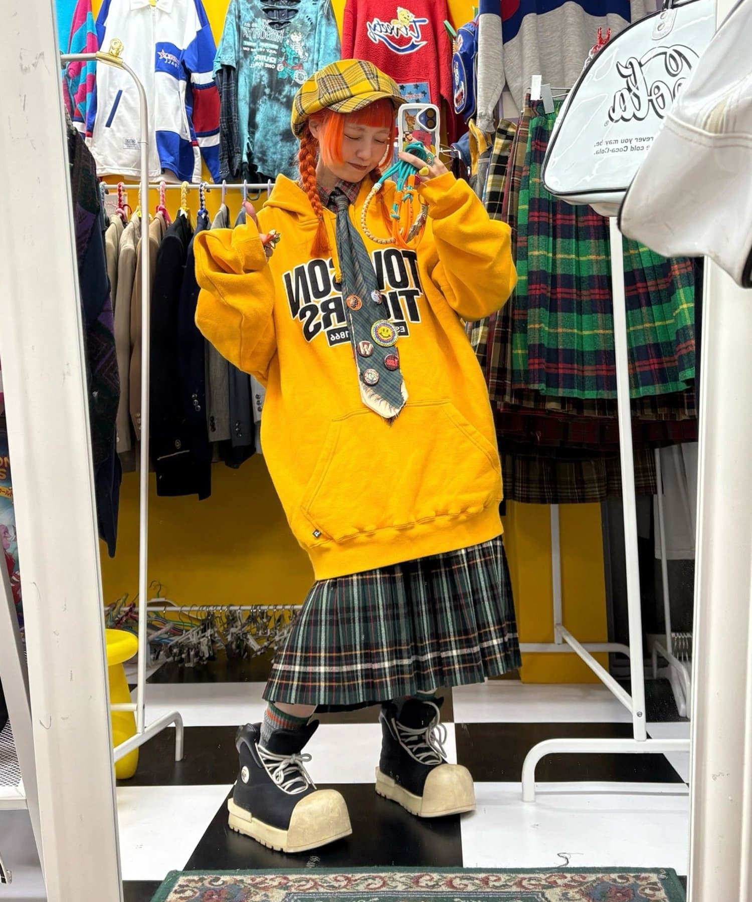 CIAOPANIC(チャオパニック) 【I’ｍ×CIAOPANIC】レトロタイムスリップキャスケット