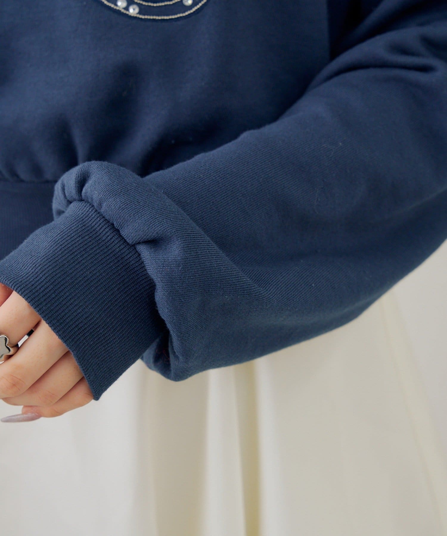 NICE CLAUP / OLIVE des OLIVE OUTLET(ナイスクラップ  / オリーブ デ オリーブ アウトレット) 【RMAF】キラキラロゴアソートプルオーバー