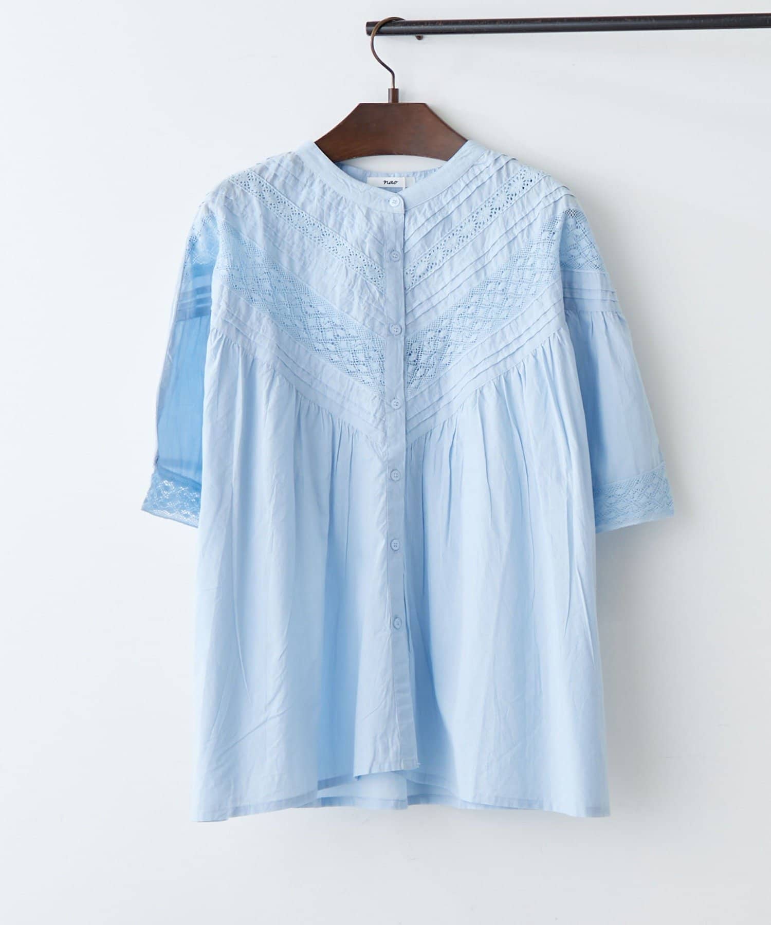 NAO】ピンタックレース前釦BL | NICE CLAUP / OLIVE des OLIVE OUTLET