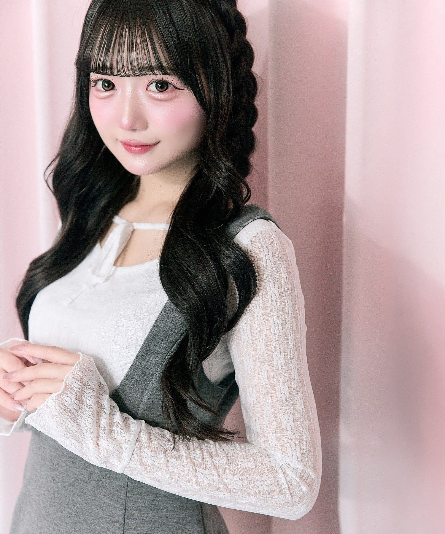 Belle Charme(ベルシャルム) Heart Charm Lace Tops