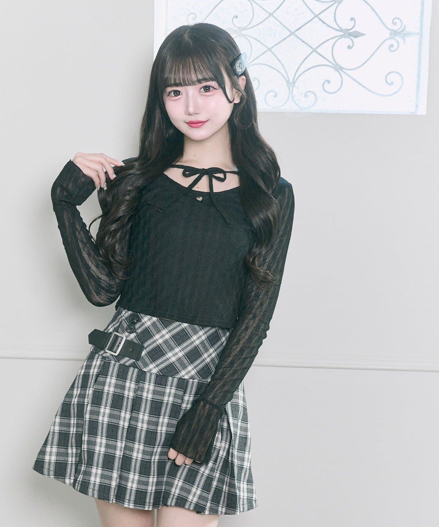 Belle Charme(ベルシャルム) Heart Charm Lace Tops