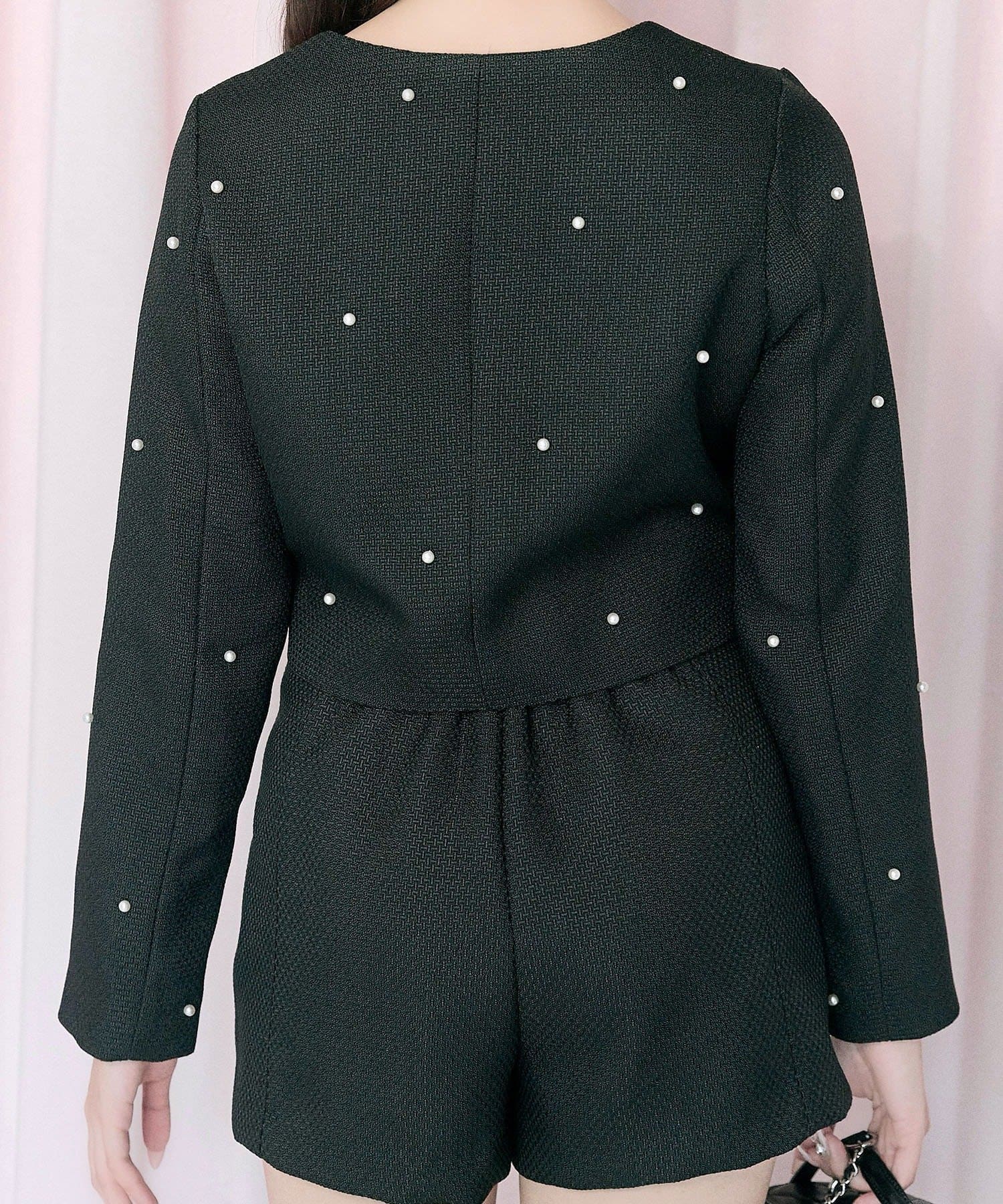 Belle Charme(ベルシャルム) Pearl Tweed Jacket