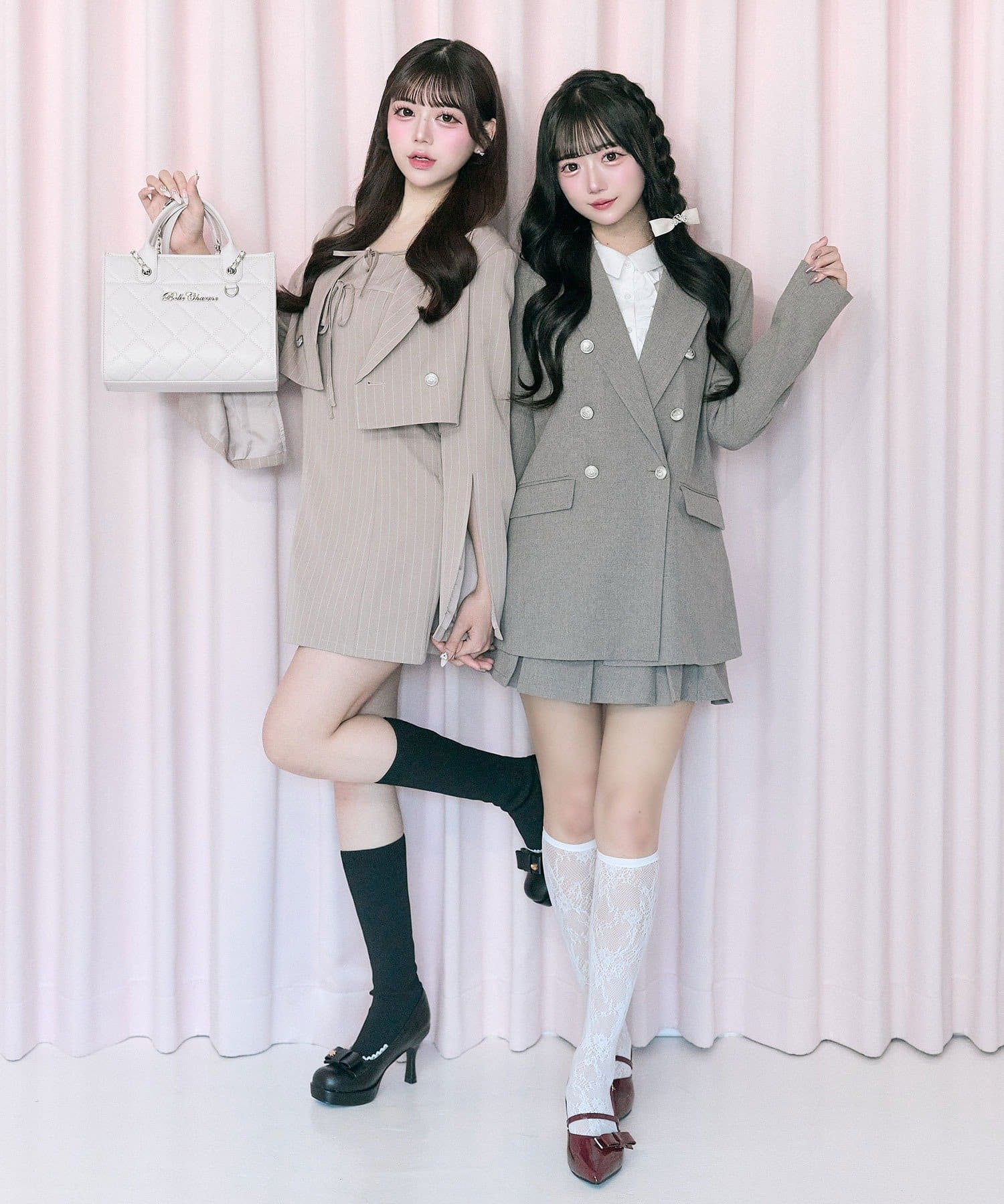 Belle Charme(ベルシャルム) Slim Line Long Tailored Jacket