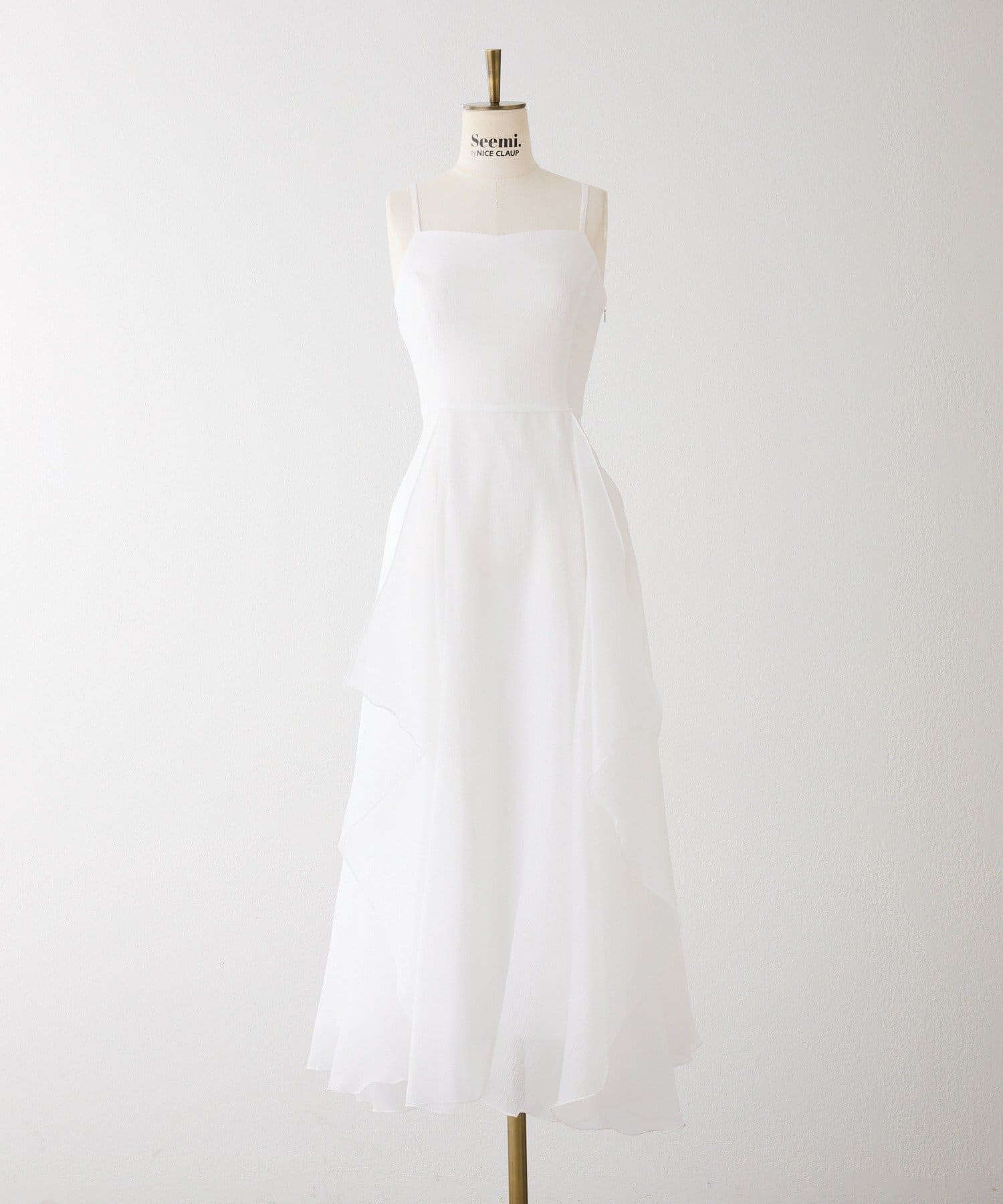 Seemi.by NICE CLAUP(シーミーバイナイスクラップ) フリルキャミワンピース