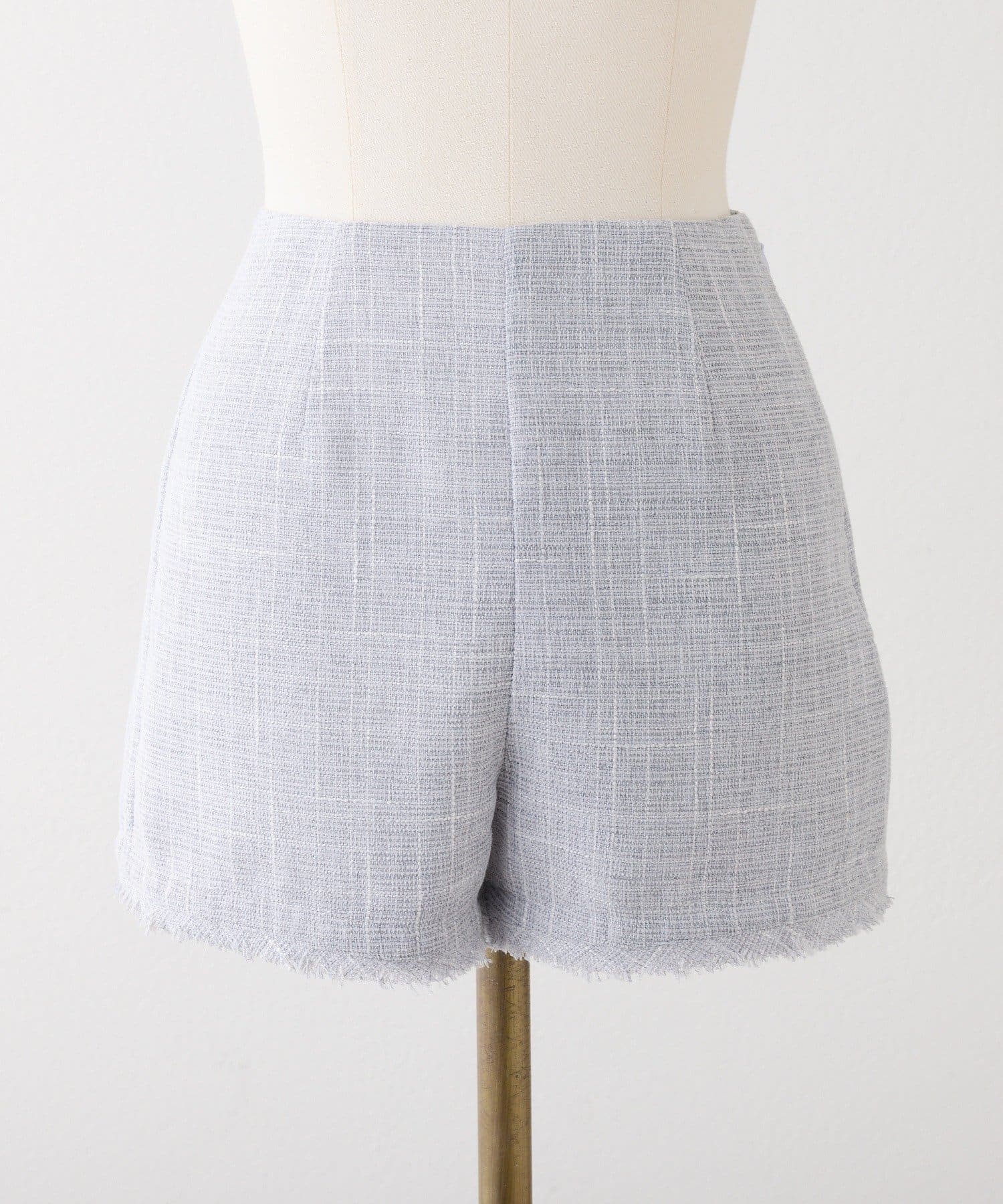 Seemi.by NICE CLAUP(シーミーバイナイスクラップ) 【セットアップ可能】ツイードショーパンツ