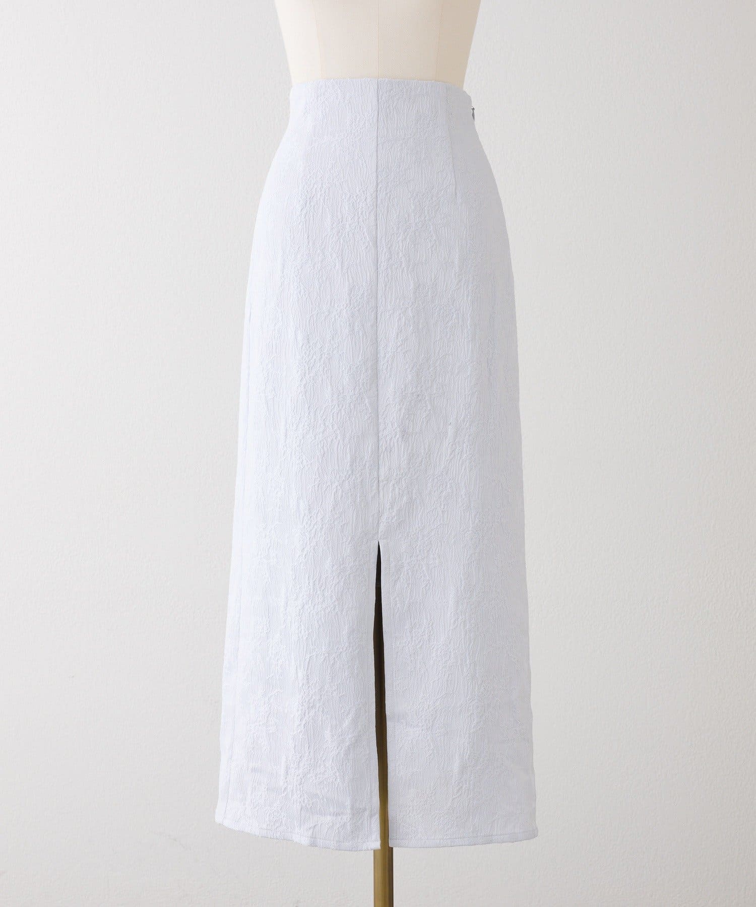 Seemi.by NICE CLAUP(シーミーバイナイスクラップ) 【セットアップ可能】スリット入りバックレースアップタイトスカート