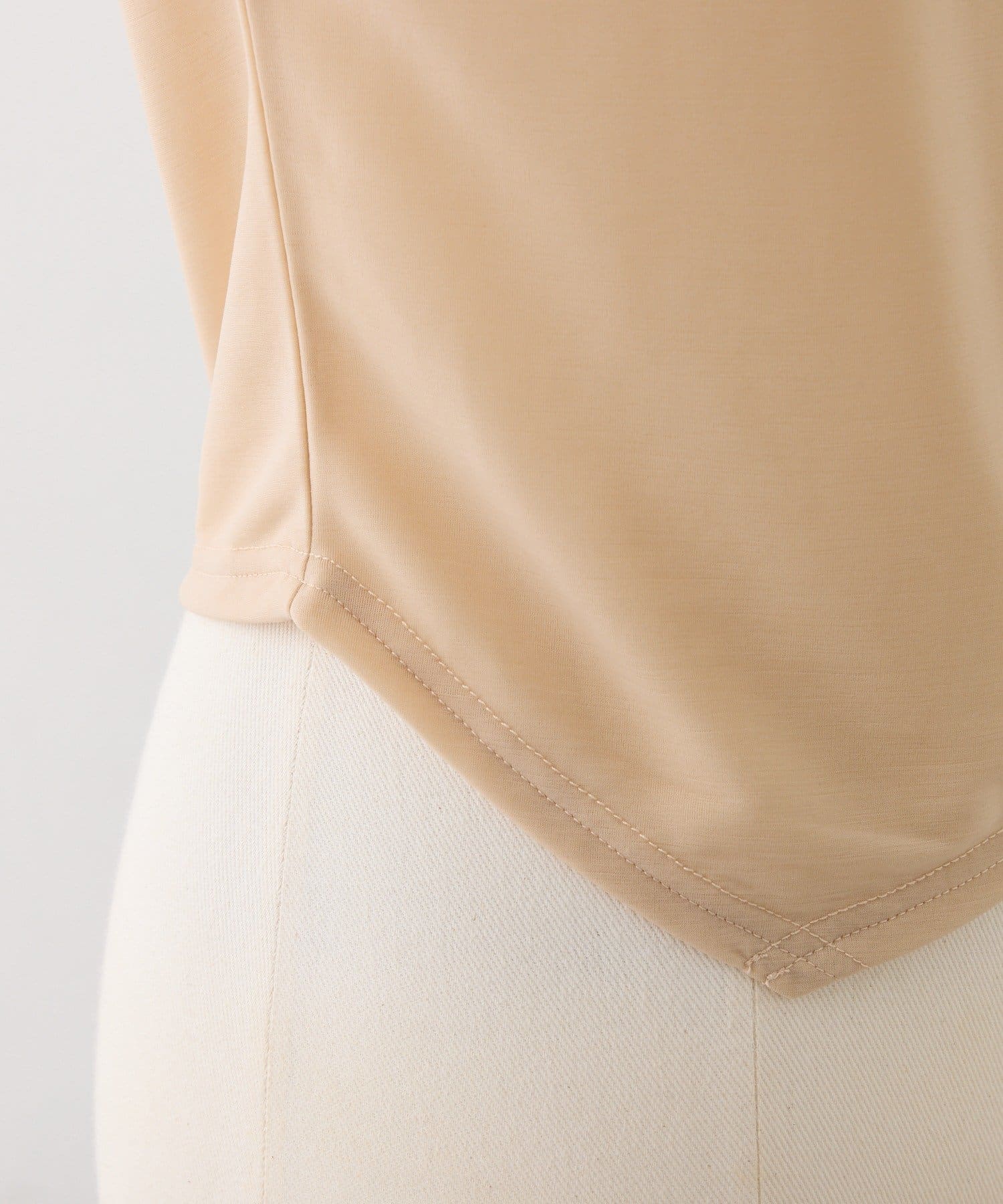 Seemi.by NICE CLAUP(シーミーバイナイスクラップ) チュールオフショルトップス