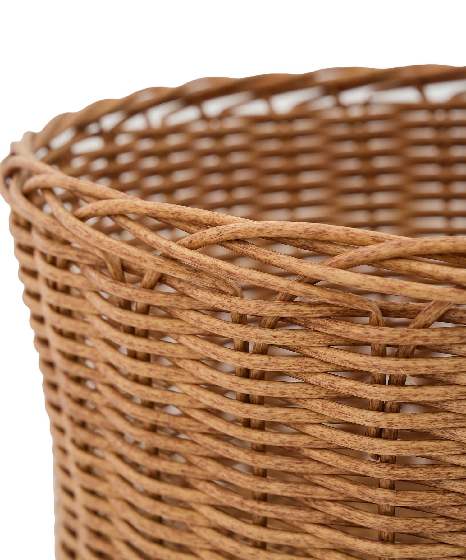 salut!(サリュ) PEラタンラウンドバスケット：L