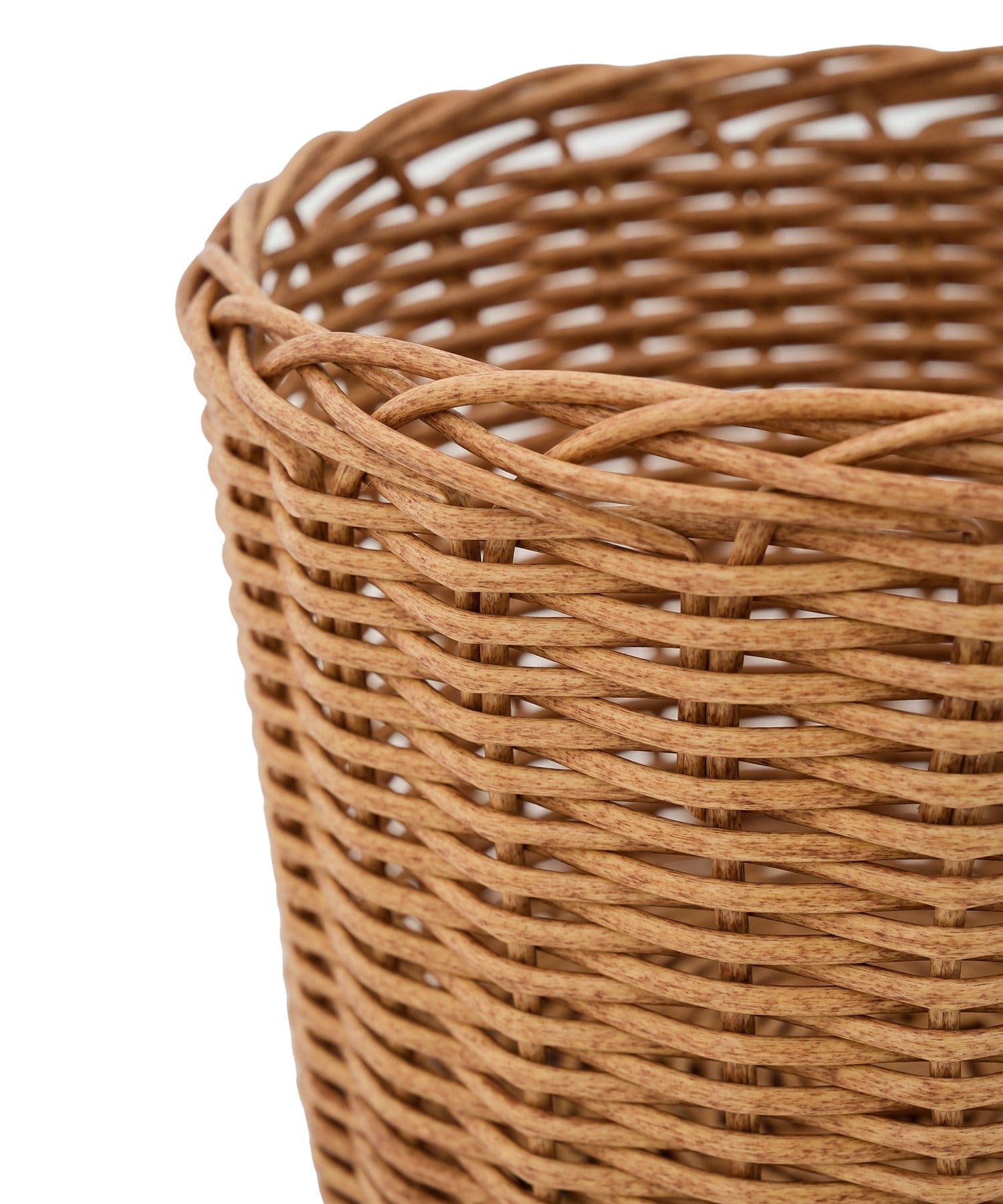 salut!(サリュ) PEラタンラウンドバスケット：M