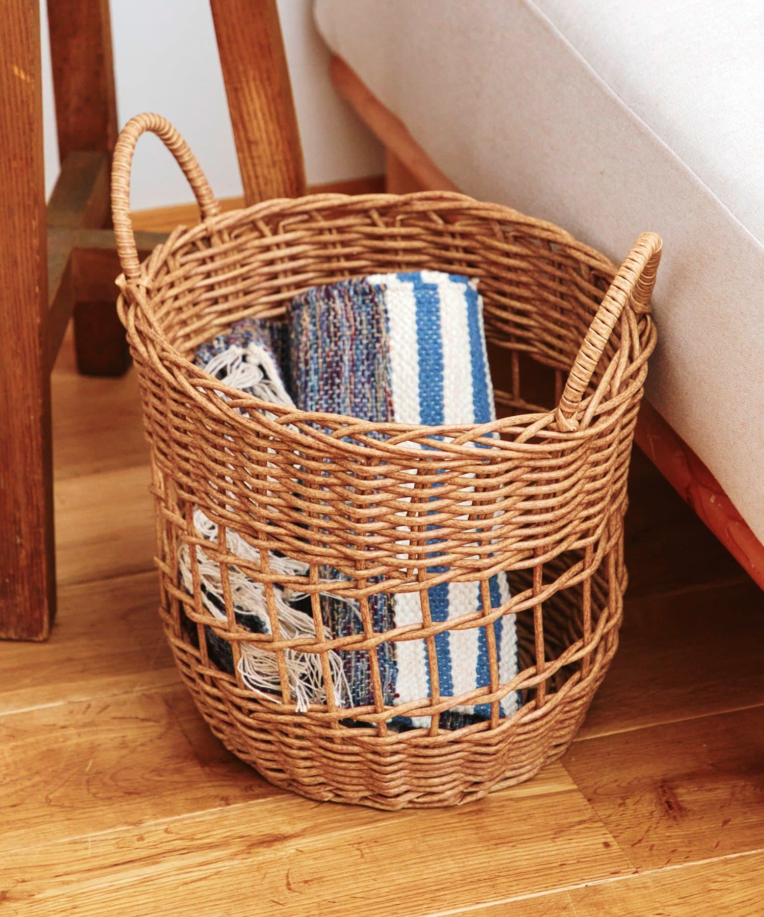 salut!(サリュ) PEラタンハンドルバスケット