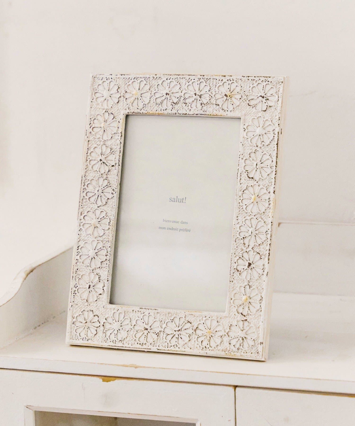 salut!(サリュ) フラワーレーステープ風フォトフレーム／choupinet