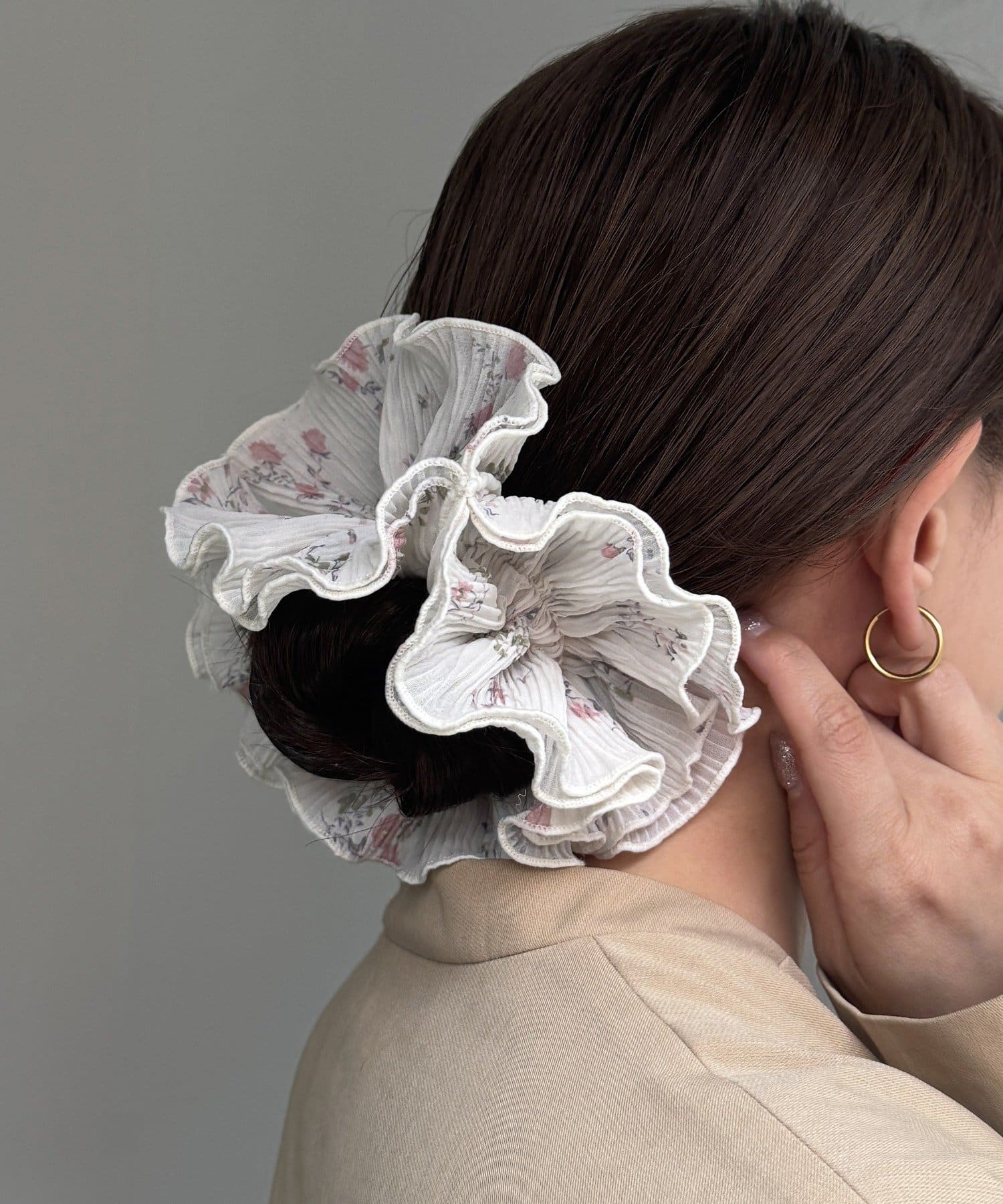 Lattice(ラティス) プリーツシュシュ