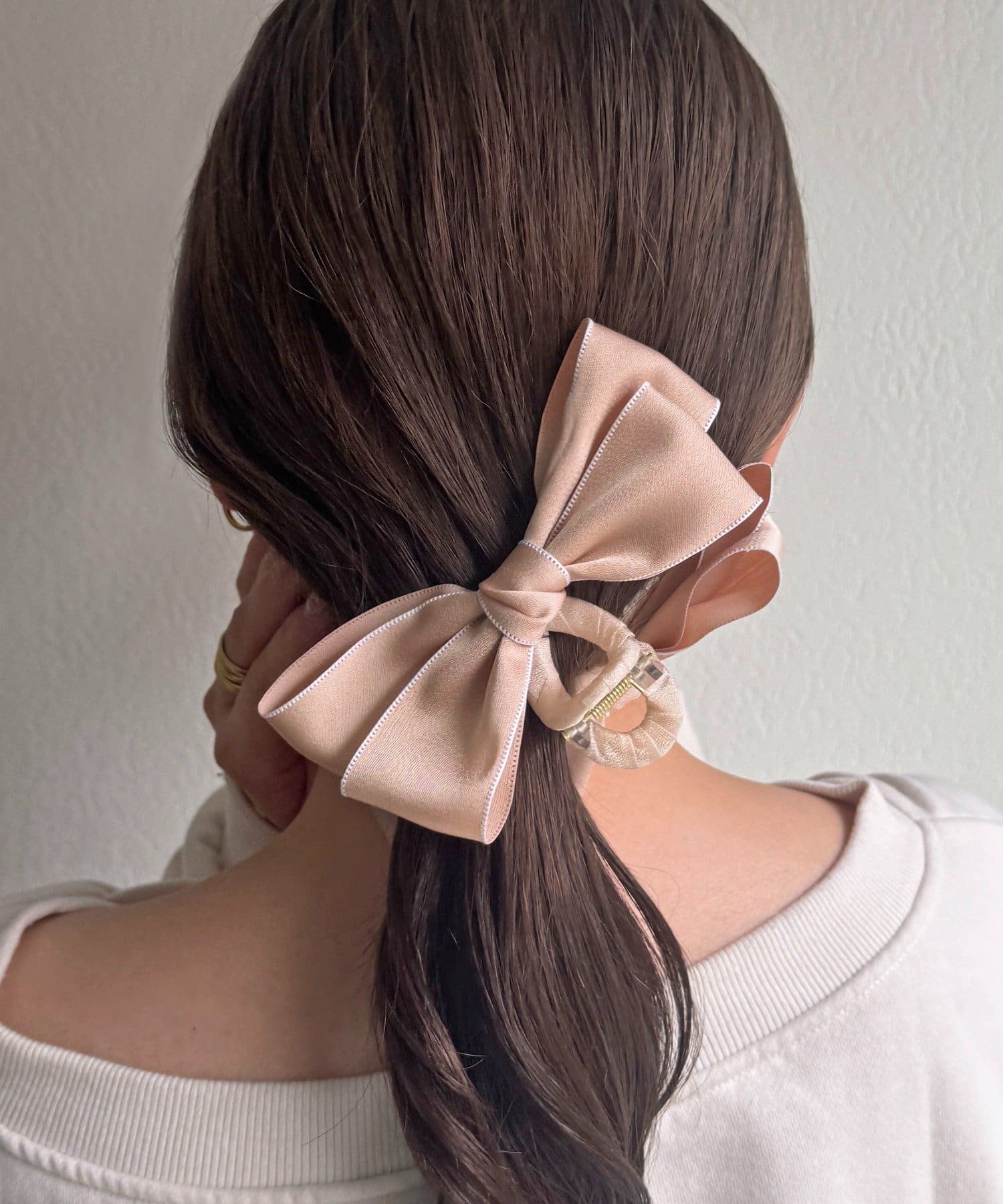 Lattice(ラティス) バイカラーリボンクリップ