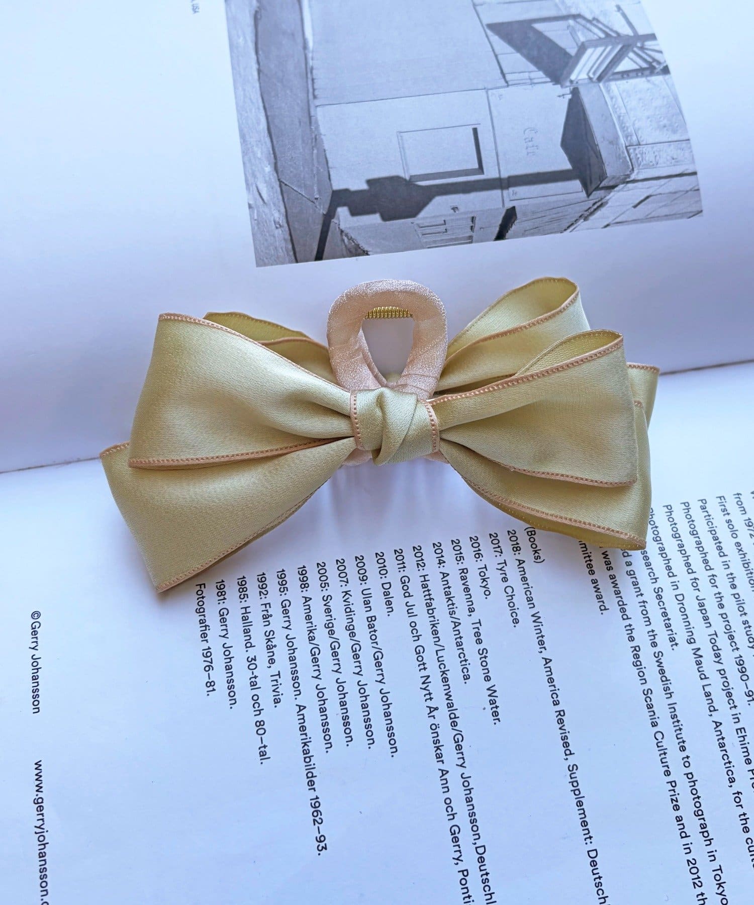 Lattice(ラティス) バイカラーリボンクリップ