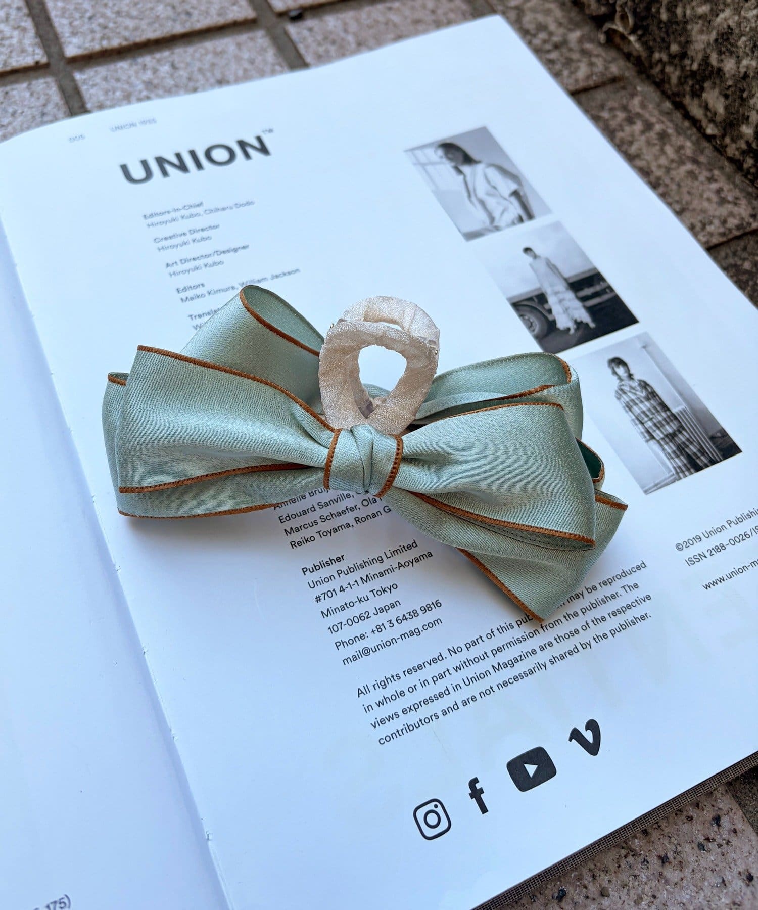 Lattice(ラティス) バイカラーリボンクリップ