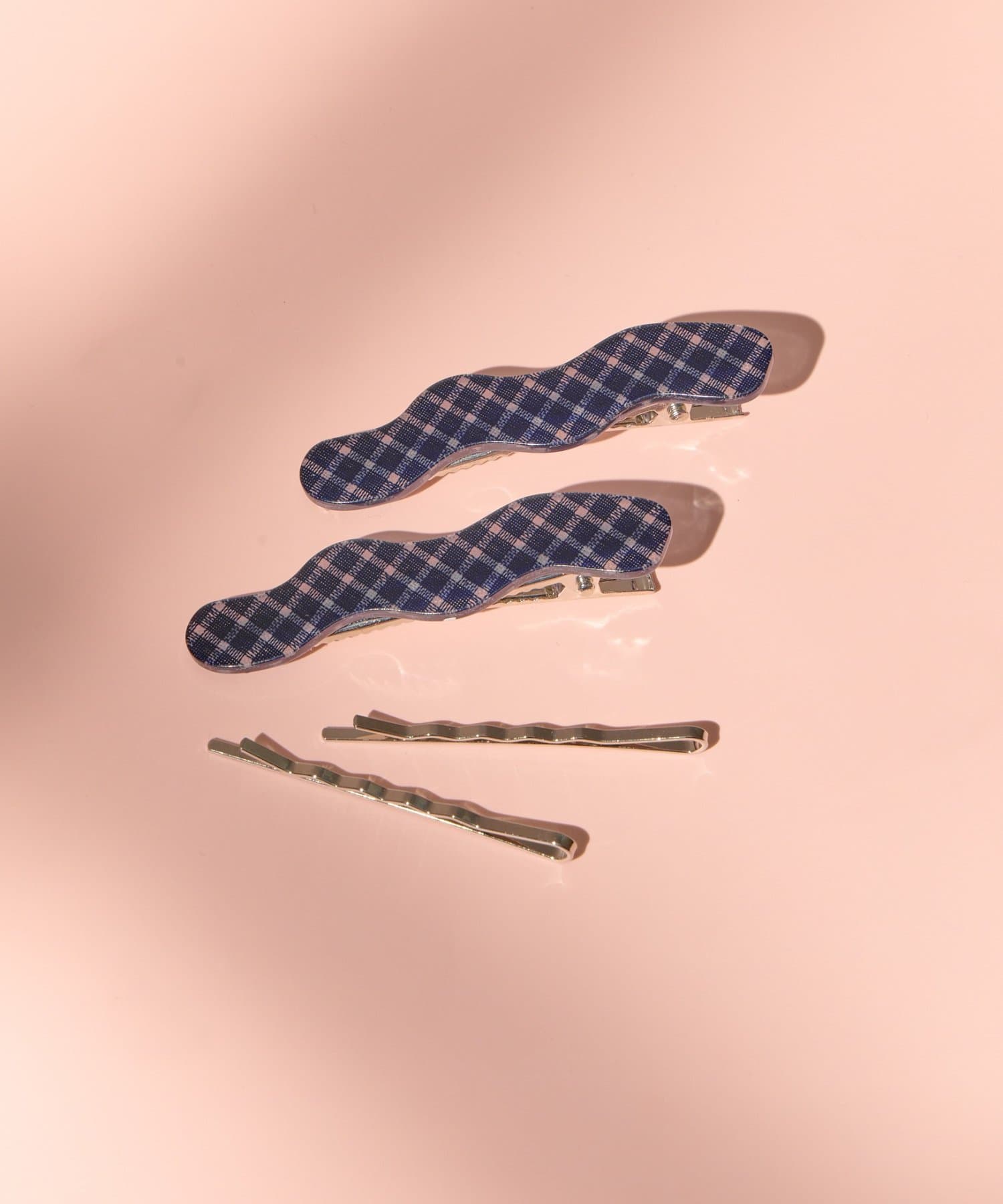 Lattice(ラティス) チェックうねうねクリップセット(4P)