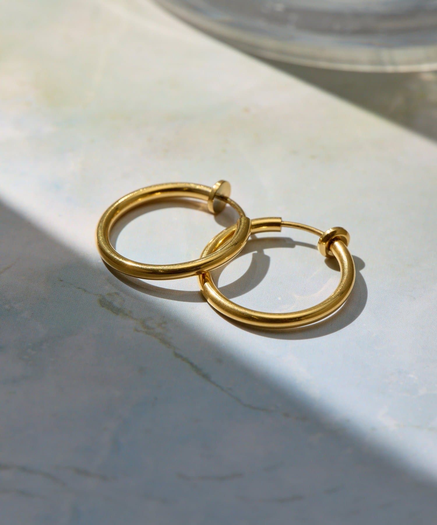 Lattice(ラティス) ＜ステンレス＞フープイヤリング