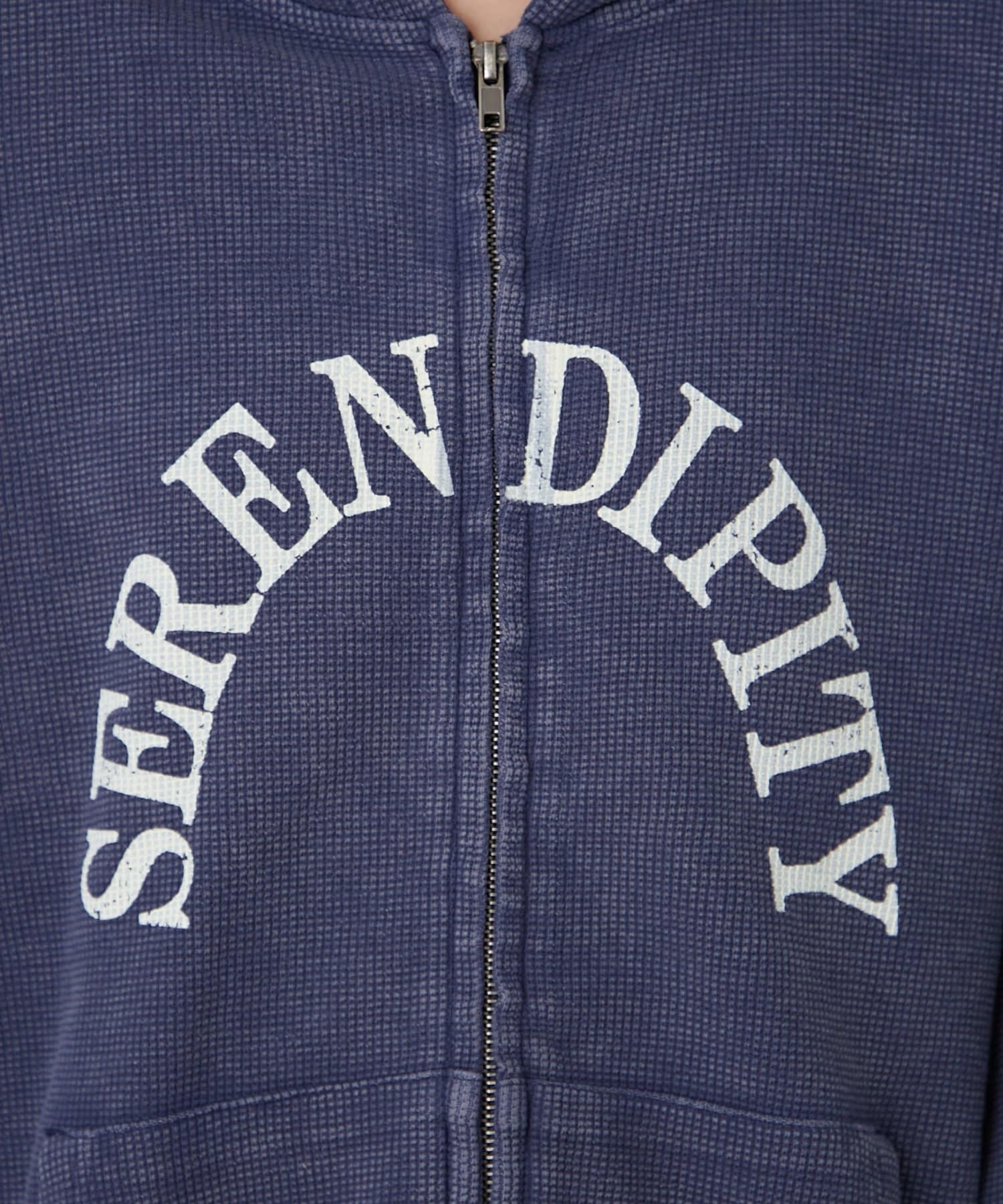 CIAOPANIC TYPY(チャオパニックティピー) ≪26SS展示会アイテム≫【UNISEX】ワッフルジップパーカー