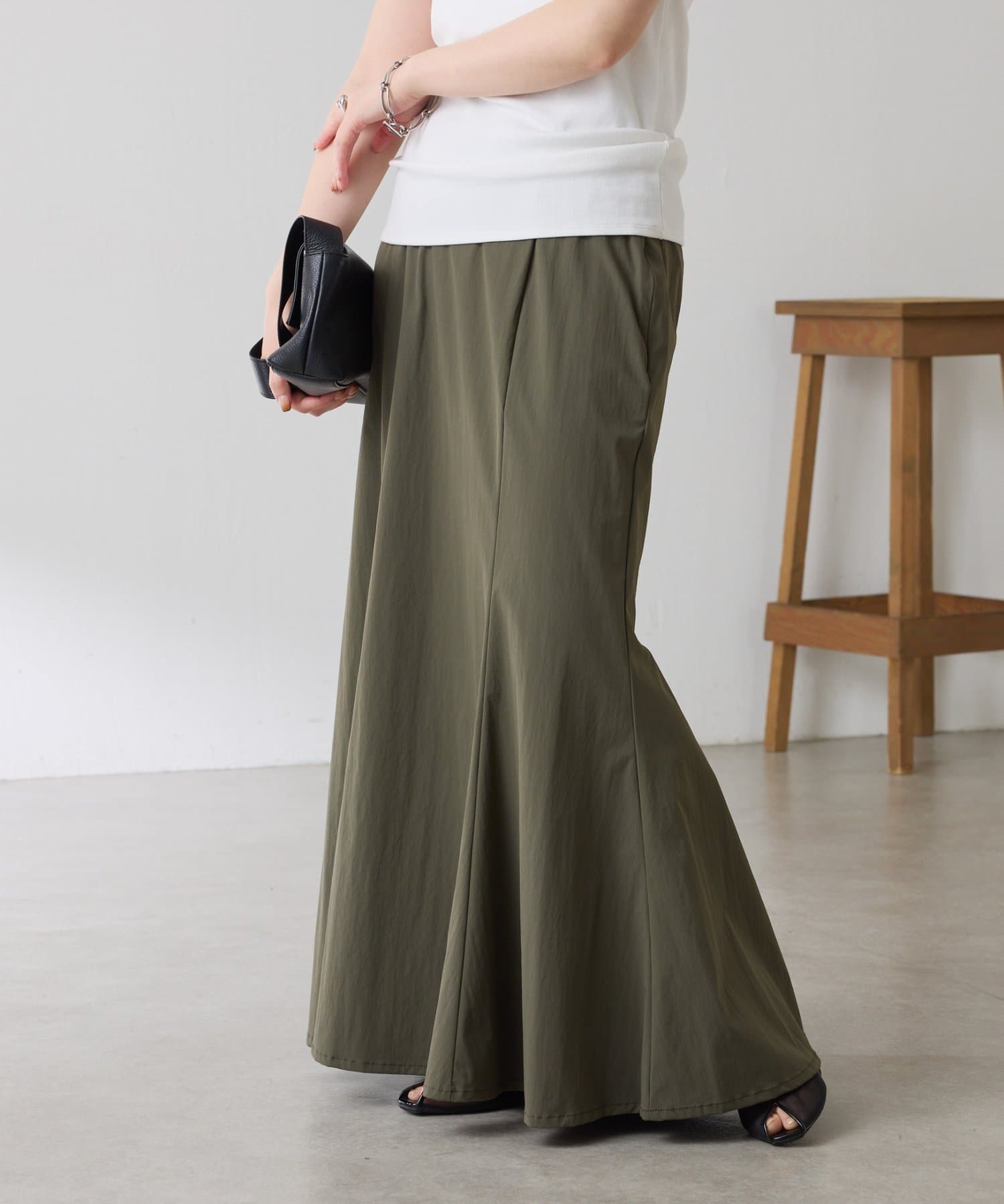 COLLAGE GALLARDAGALANTE(コラージュ ガリャルダガランテ) 【Nuel/ ヌエル】ストレッチマーメイドスカート