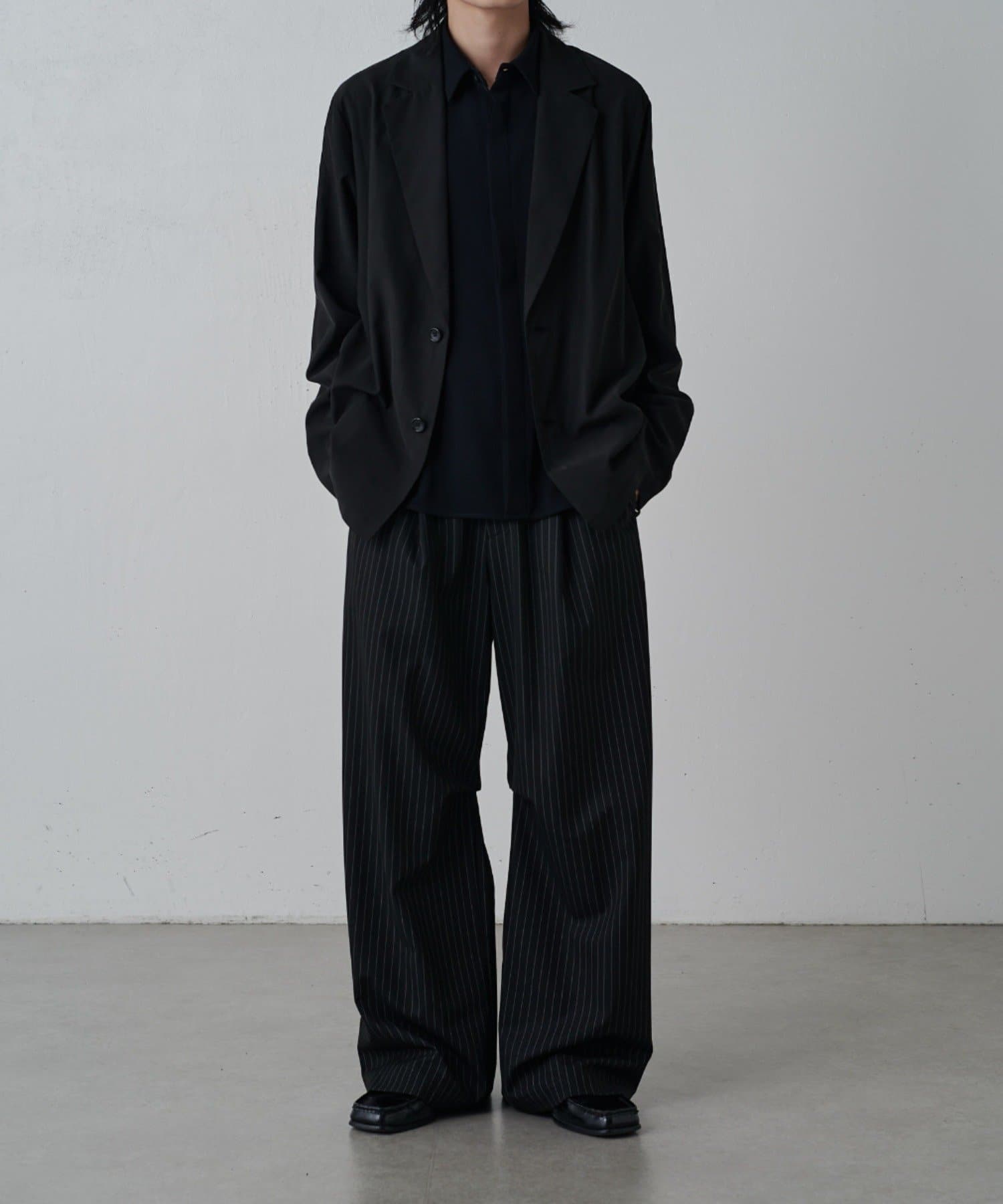 Lui's(ルイス) キュプラ混シャツジャケット