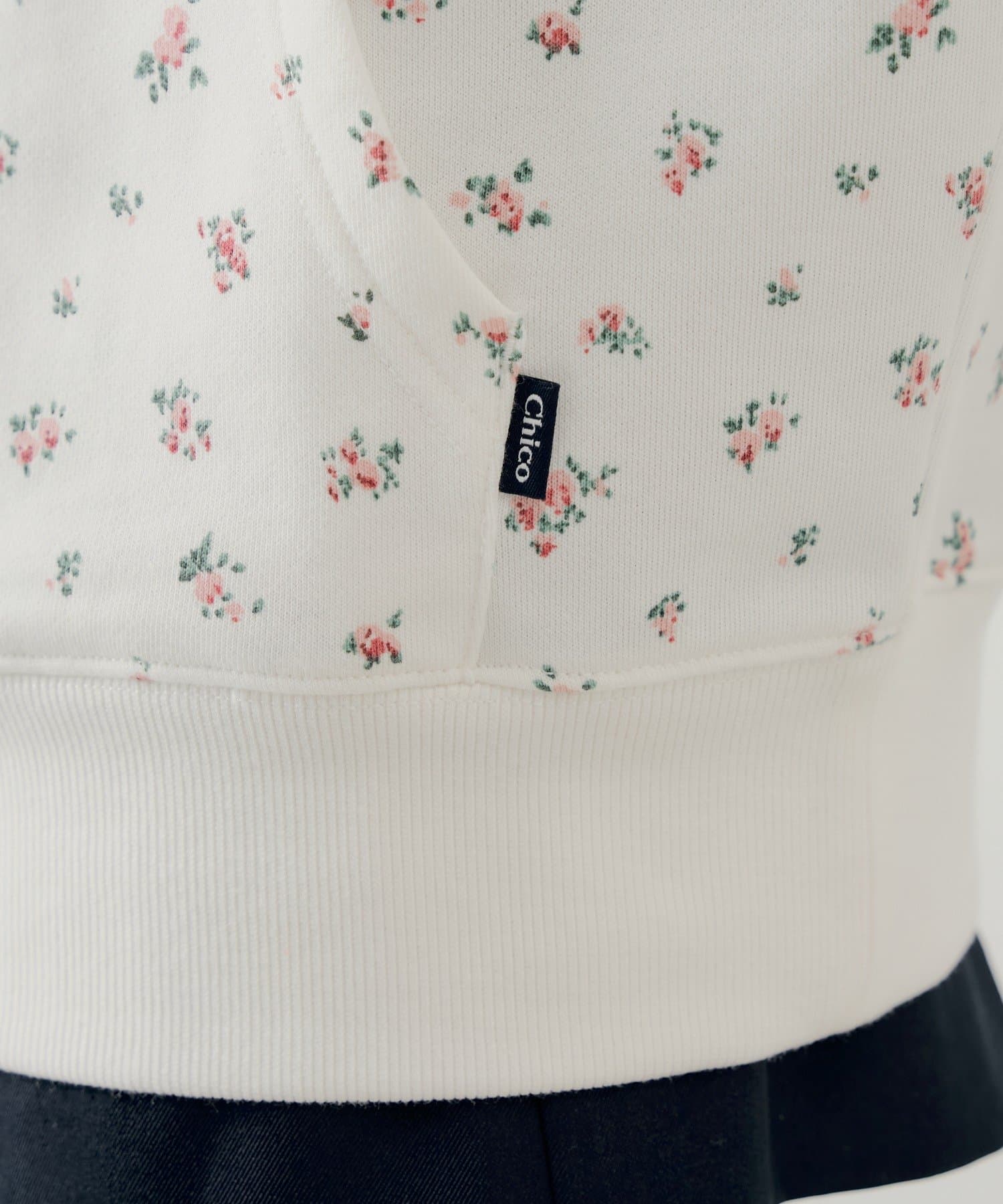 Chico(チコ) レースロゴルーズパーカー