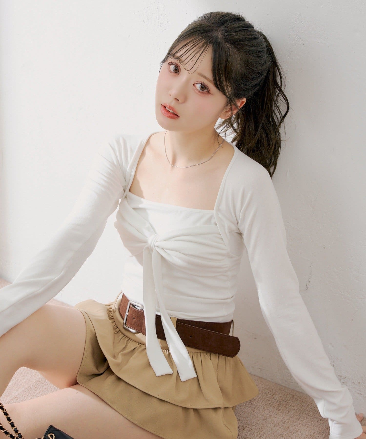 Chico(チコ) 【3/12(木) 0:00～予約開始】ボレロ風リボントップス