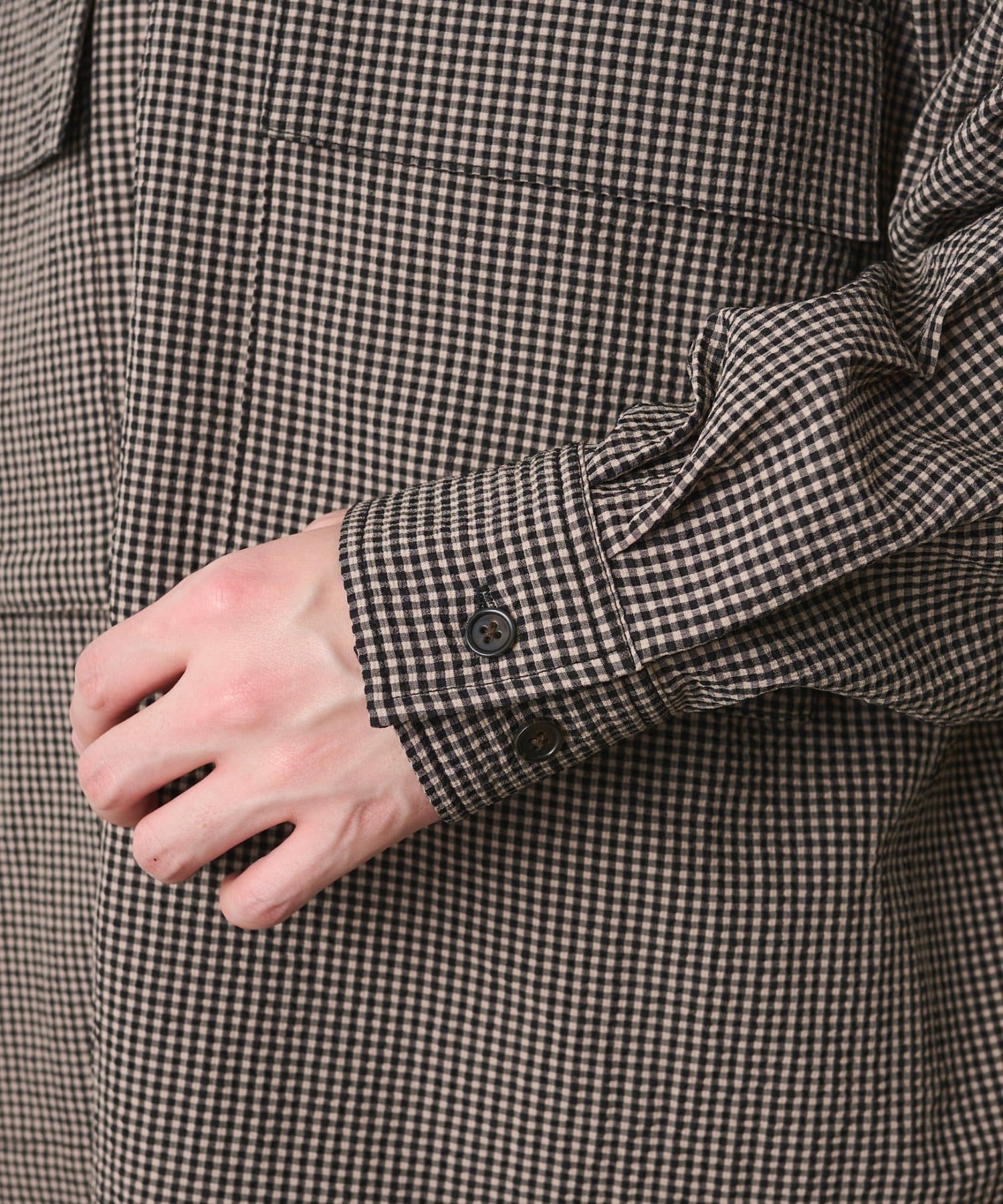 COLONY 2139(コロニー トゥーワンスリーナイン) 【セットアップ対応】シアサッカーギンガムCPOシャツジャケット