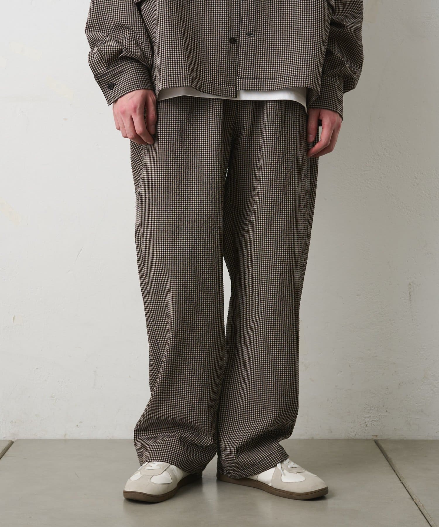 COLONY 2139(コロニー トゥーワンスリーナイン) 【セットアップ対応】シアサッカーギンガムイージーパンツ