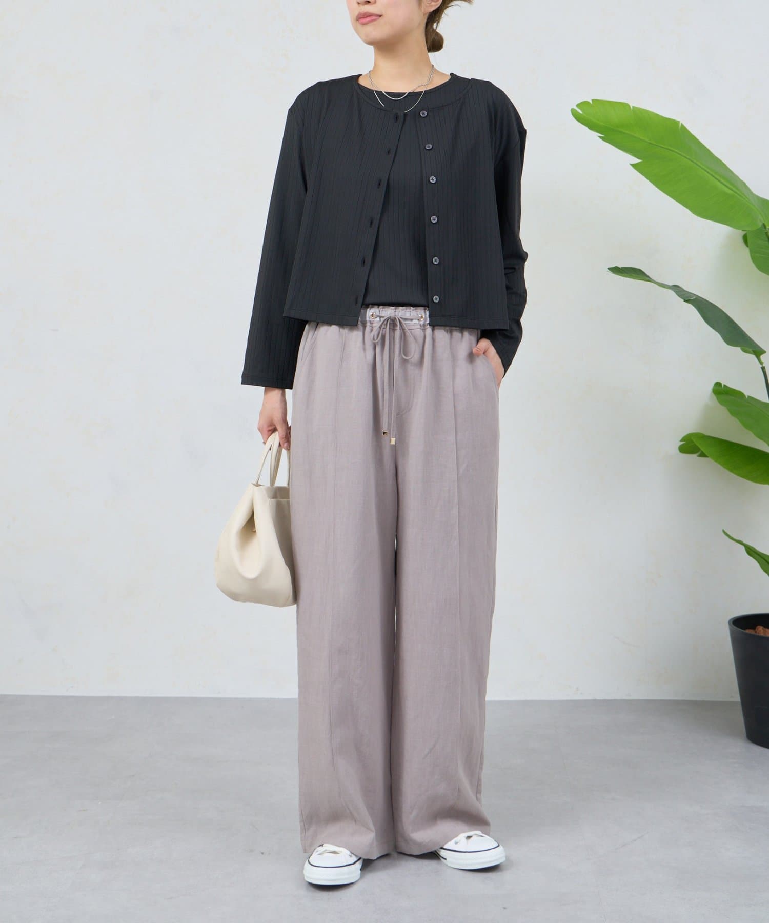 Jena　espace merveilleux(ジェナ　エスパスメルヴェイユ) ストライプセットカットソー