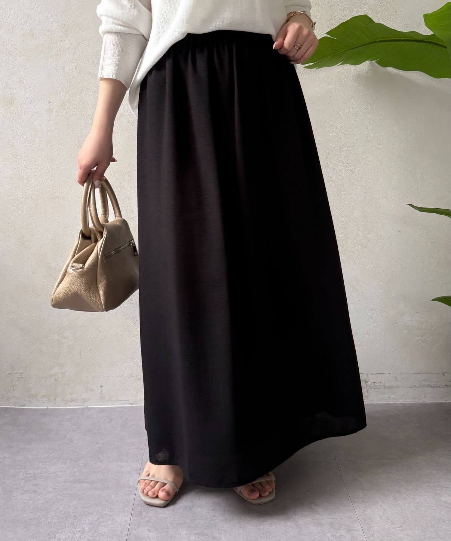 Jena　espace merveilleux(ジェナ　エスパスメルヴェイユ) リバーシブルリーフスカート