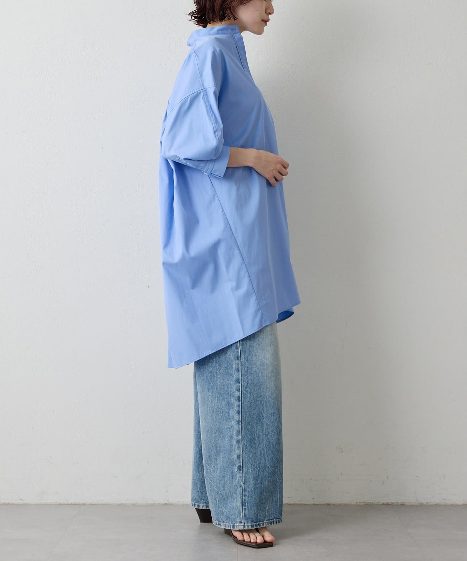 Whim Gazette(ウィム ガゼット) 刺繍チュニックシャツ2