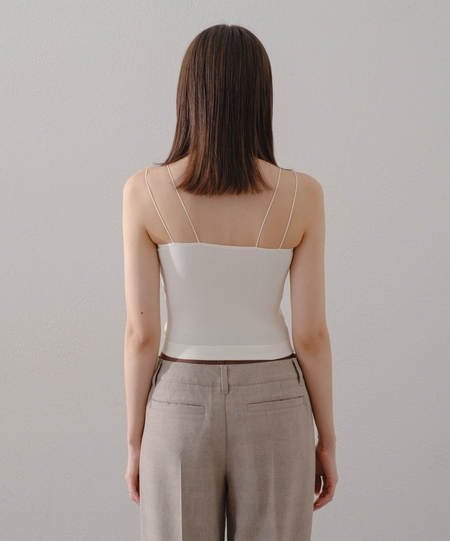 Kastane(カスタネ) 【5色展開】カップ付きクロップドブラキャミ