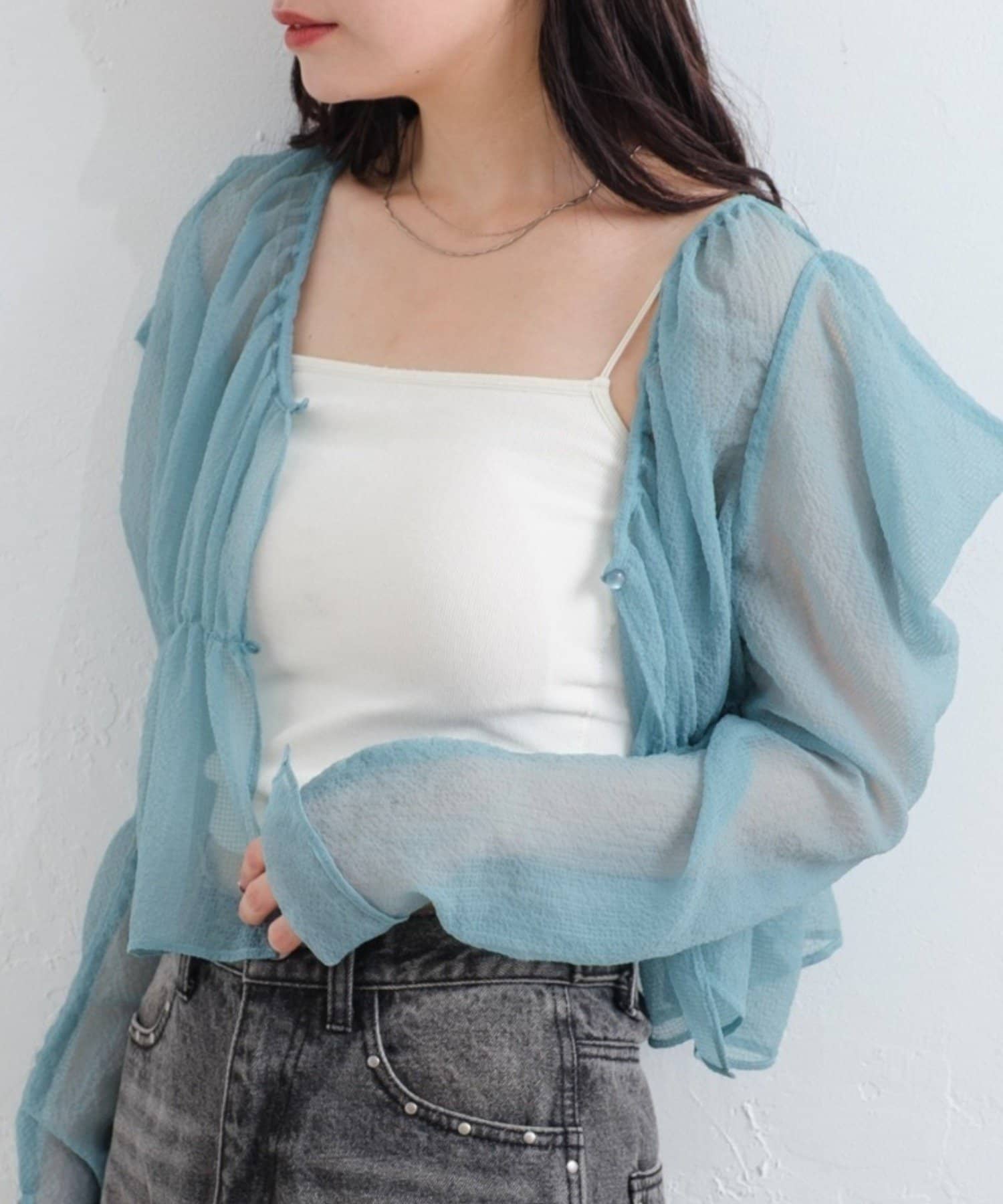 Kastane(カスタネ) 【5色展開】カップ付きクロップドブラキャミ