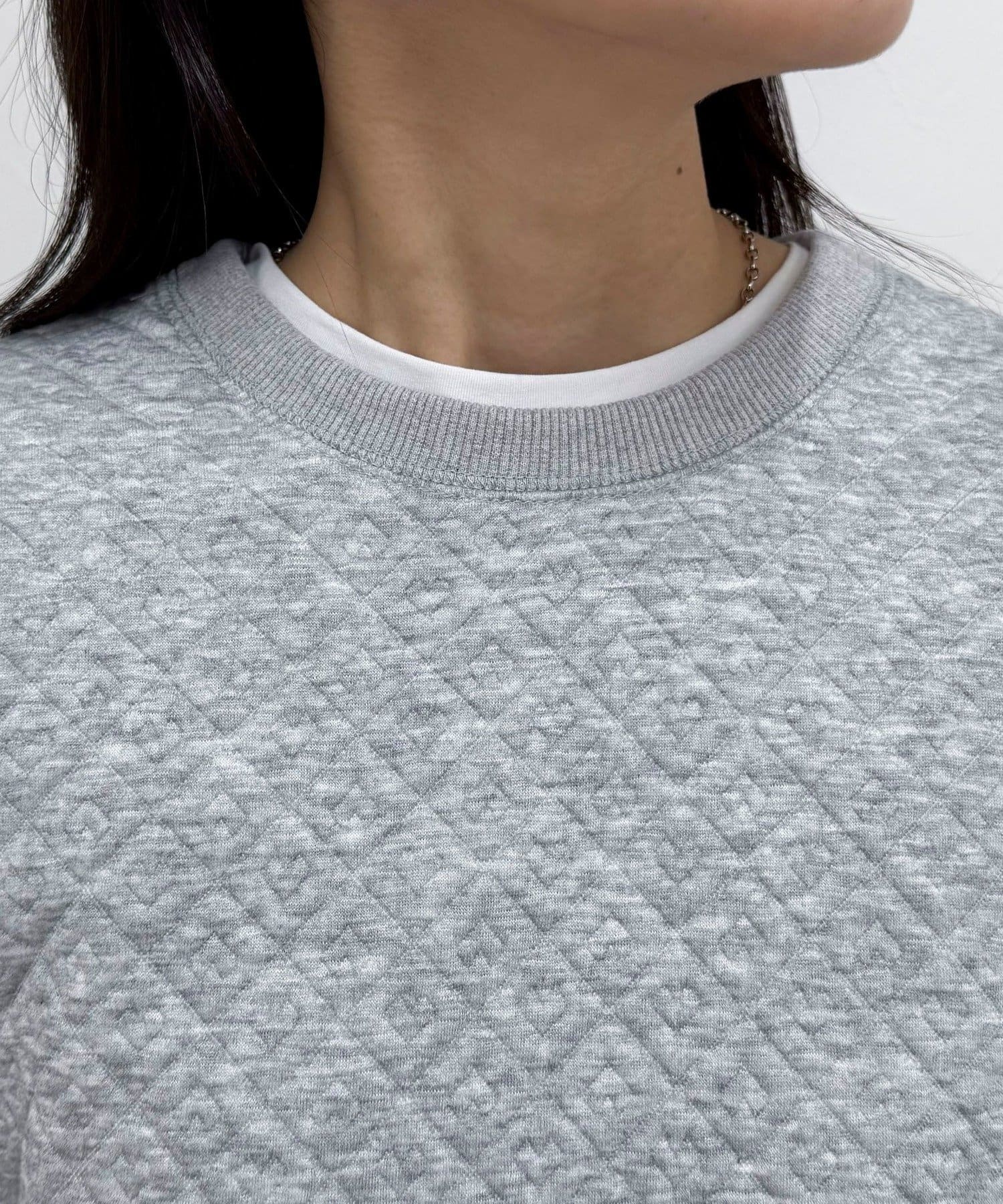 FREDY & GLOSTER(フレディ アンド グロスター) ハートキルトスウェットプルオーバー