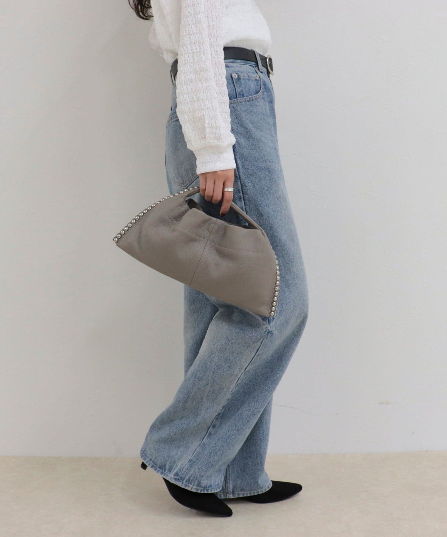 FREDY & GLOSTER(フレディ アンド グロスター) 【BEAURE/ビュレ】スタッズクラッチショルダーバッグ