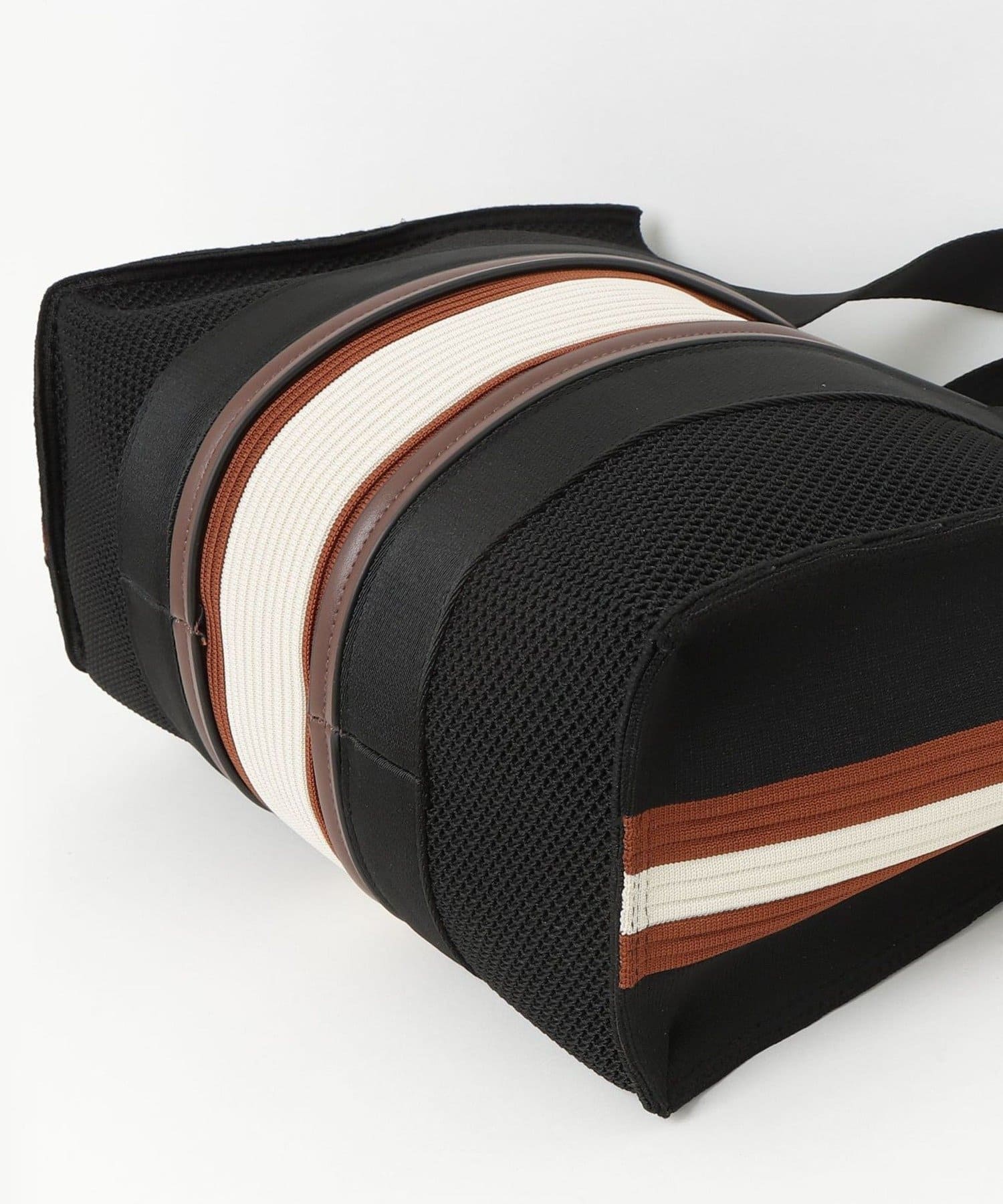 FREDY & GLOSTER(フレディ アンド グロスター) マルチストライプスクエアトートバッグ