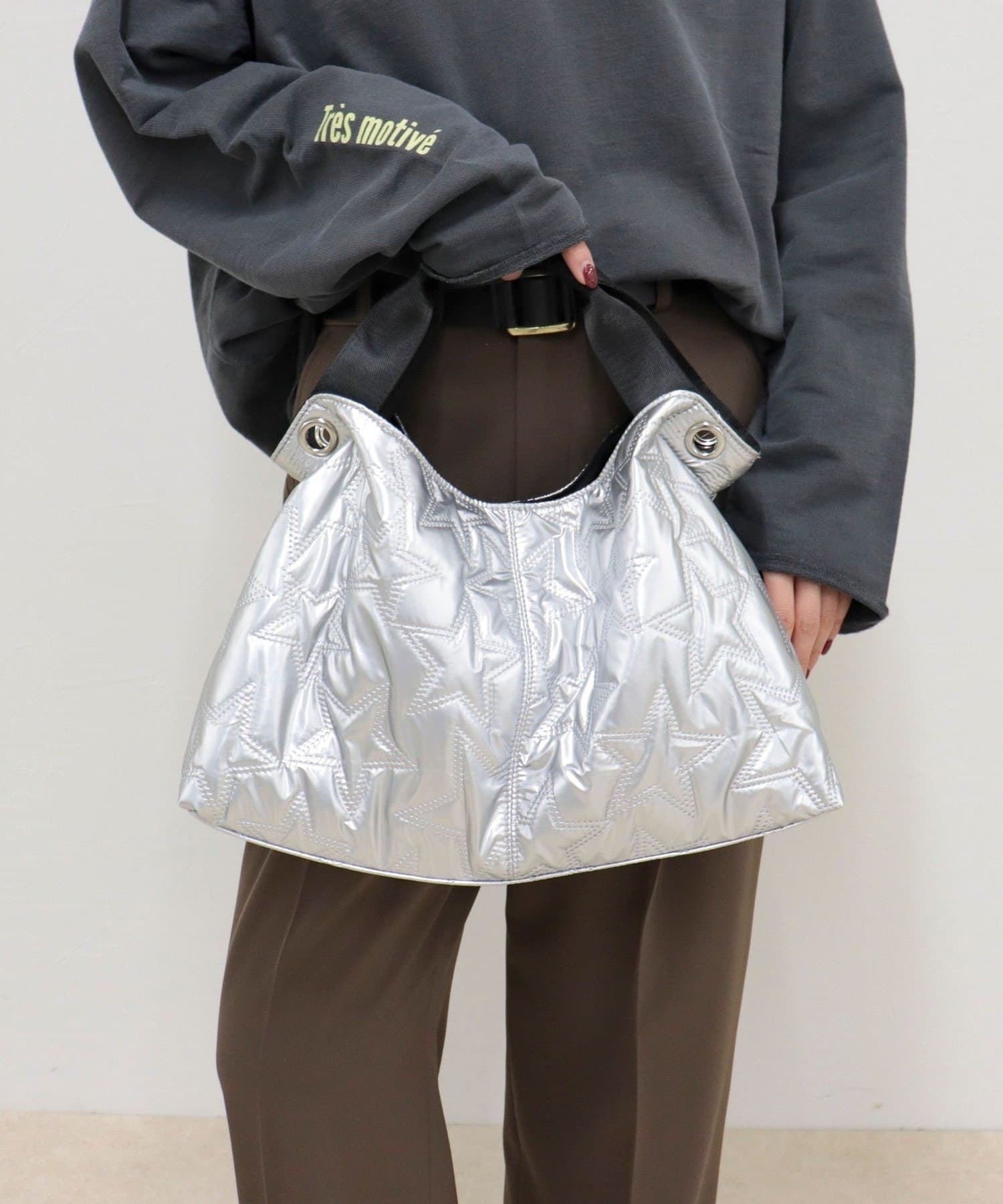 FREDY & GLOSTER(フレディ アンド グロスター) 星キルト2WAYトートバッグ