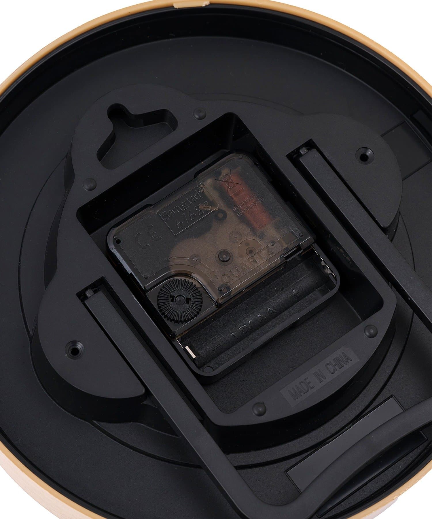 salut!(サリュ) ウッド調知育時計ミニ／こども部屋