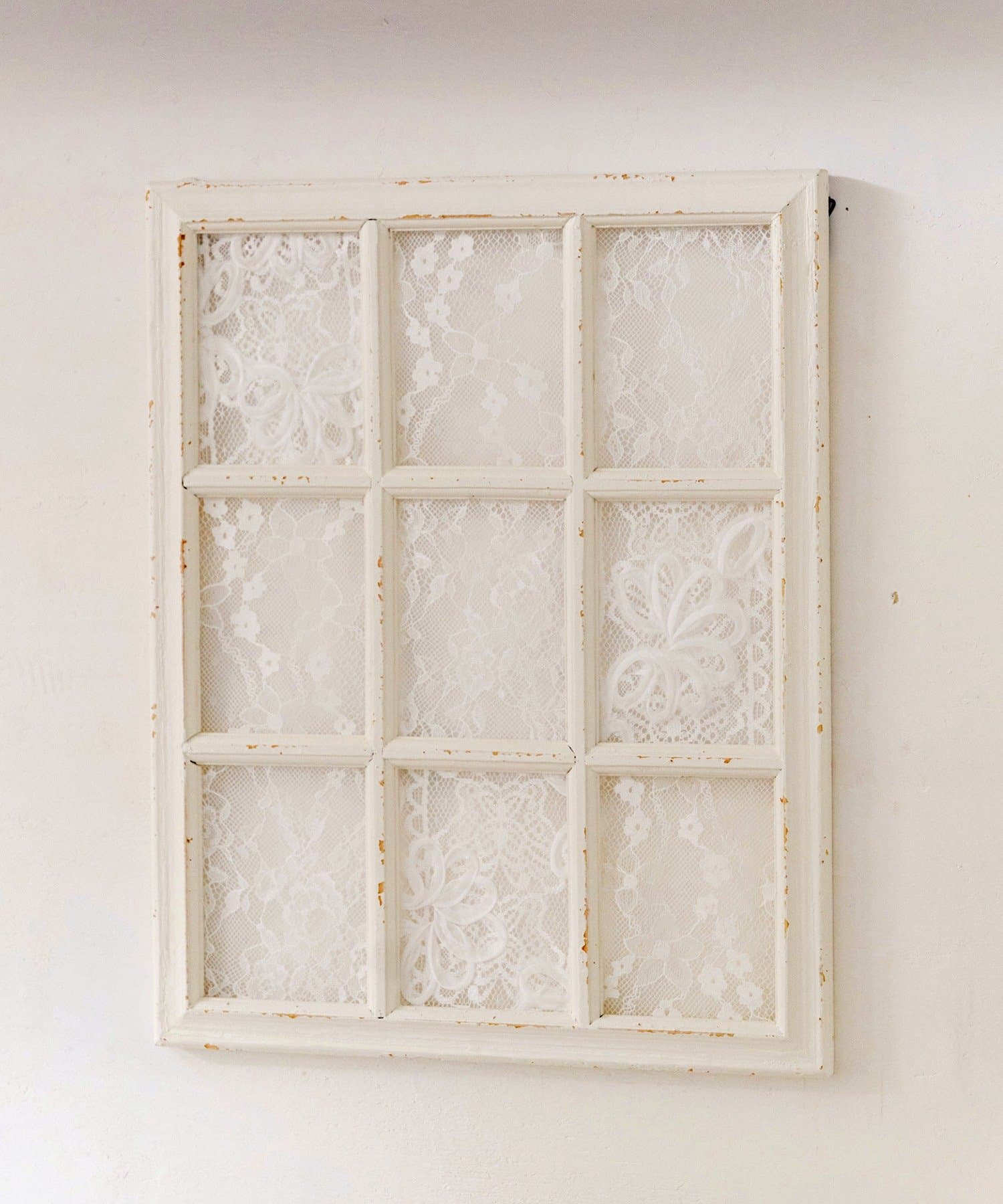 salut!(サリュ) レース窓枠オブジェ／choupinet