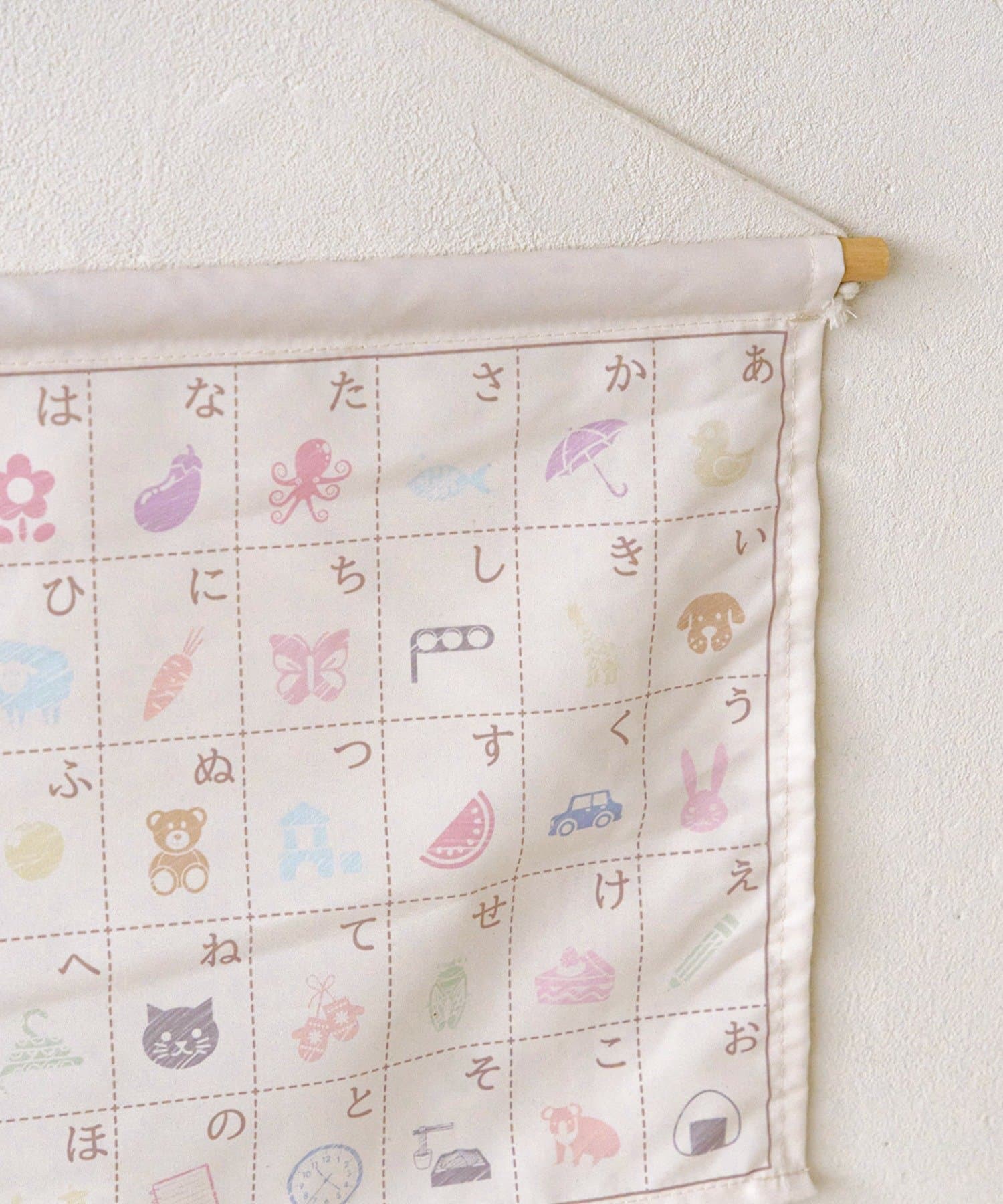 salut!(サリュ) ひらがなタペストリー／こども部屋