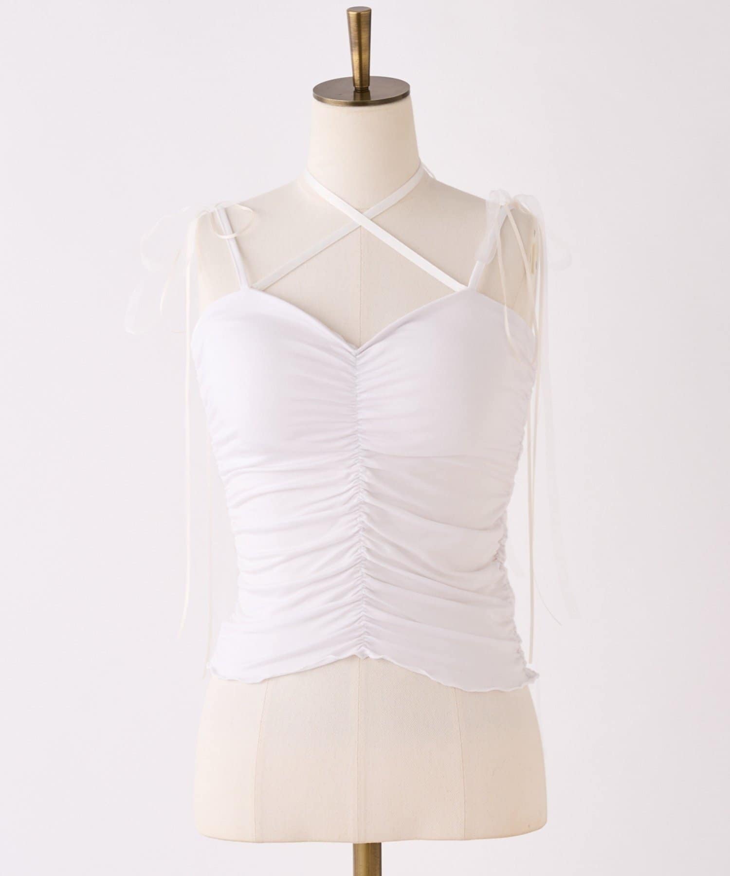 NICE CLAUP / OLIVE des OLIVE OUTLET(ナイスクラップ  / オリーブ デ オリーブ アウトレット) 【one after another】シャーリングビスチェ