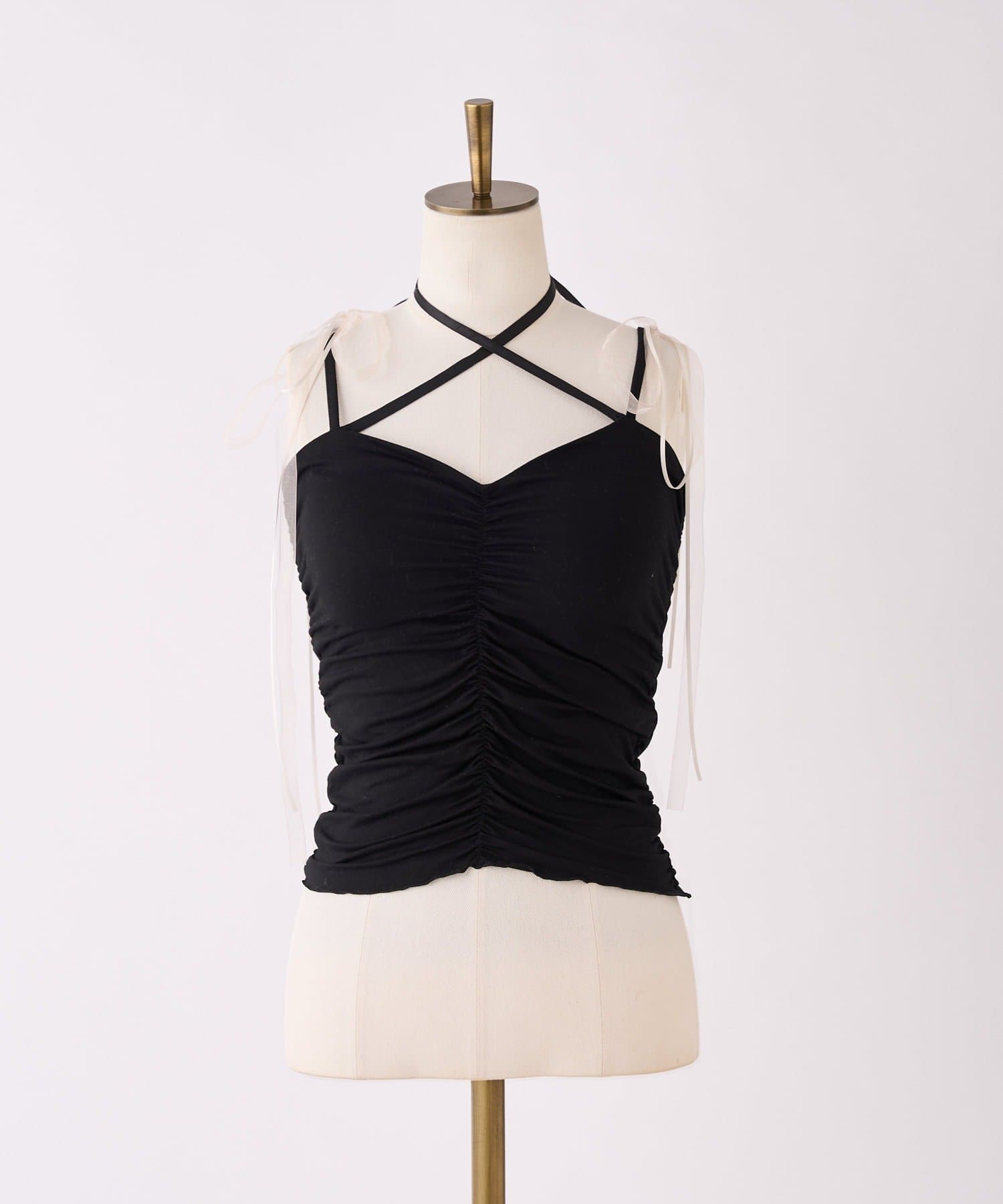 NICE CLAUP / OLIVE des OLIVE OUTLET(ナイスクラップ  / オリーブ デ オリーブ アウトレット) 【one after another】シャーリングビスチェ