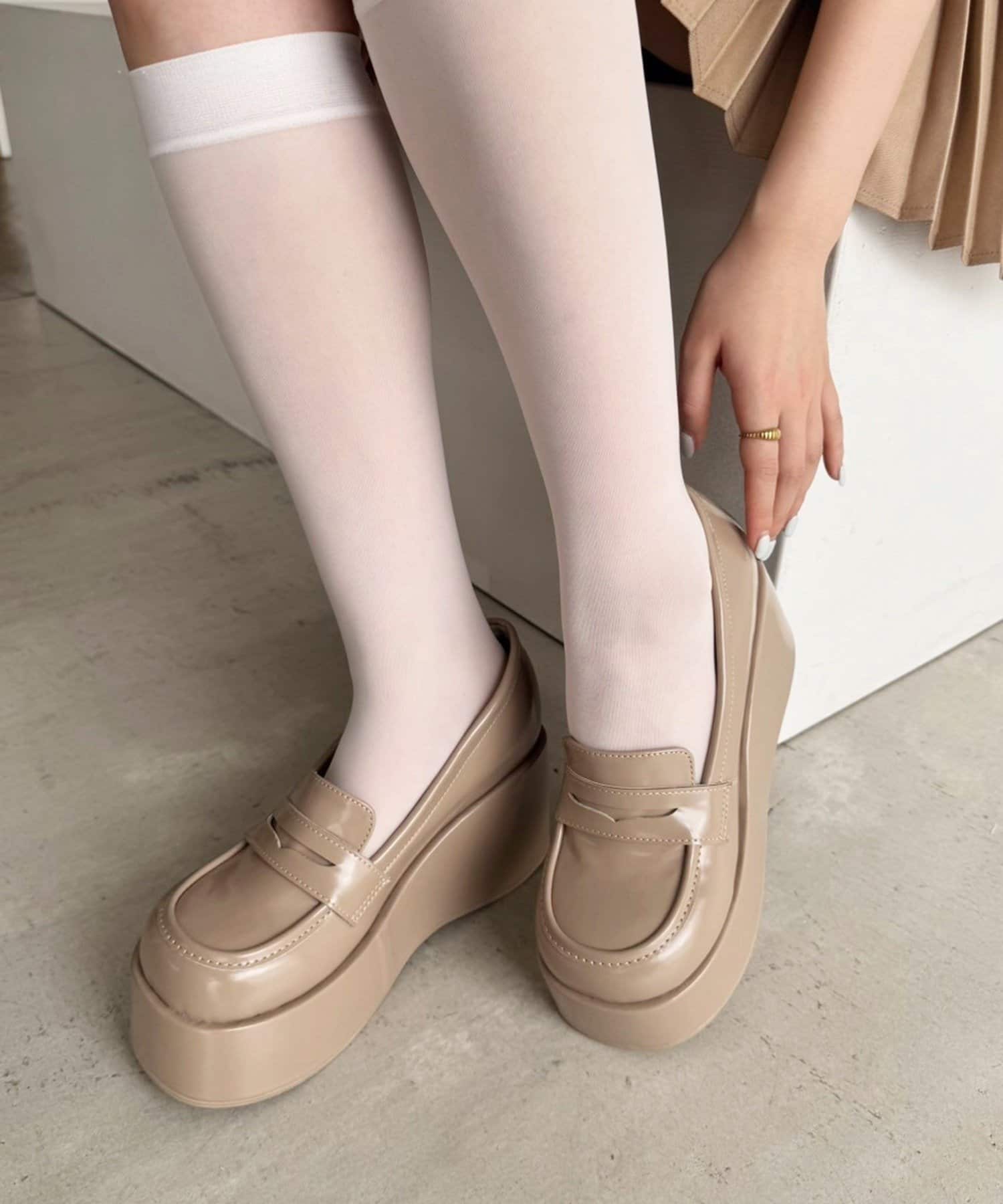 NICE CLAUP / OLIVE des OLIVE OUTLET(ナイスクラップ  / オリーブ デ オリーブ アウトレット) 【one after another】マイナス３キロ見えローファー