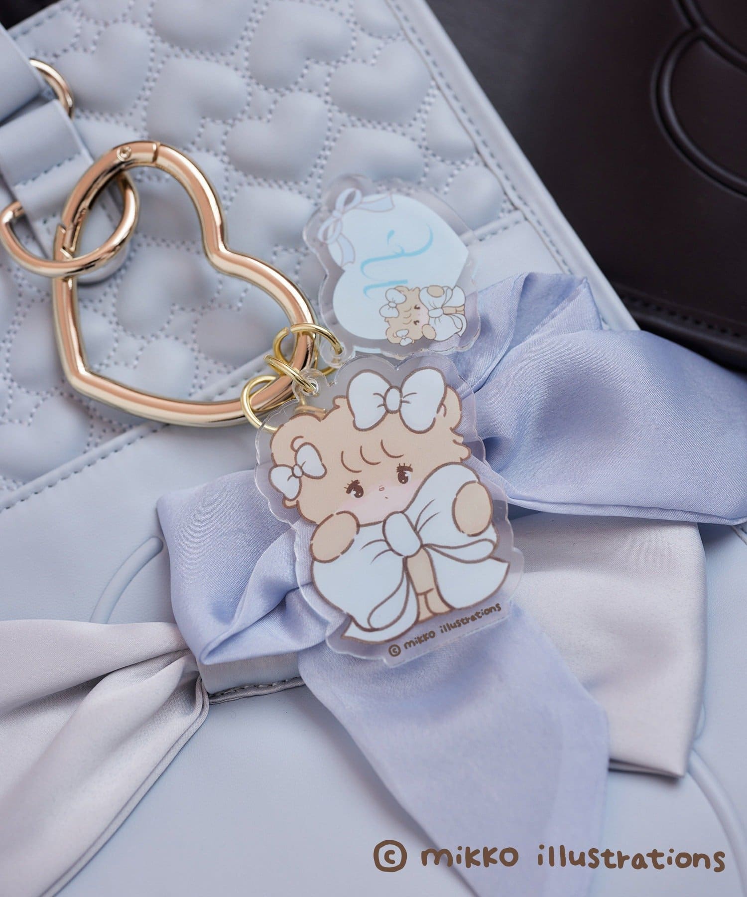 NICE CLAUP / OLIVE des OLIVE OUTLET(ナイスクラップ  / オリーブ デ オリーブ アウトレット) 【one after anothe】【mikko コラボ】ハートカラビナチャーム