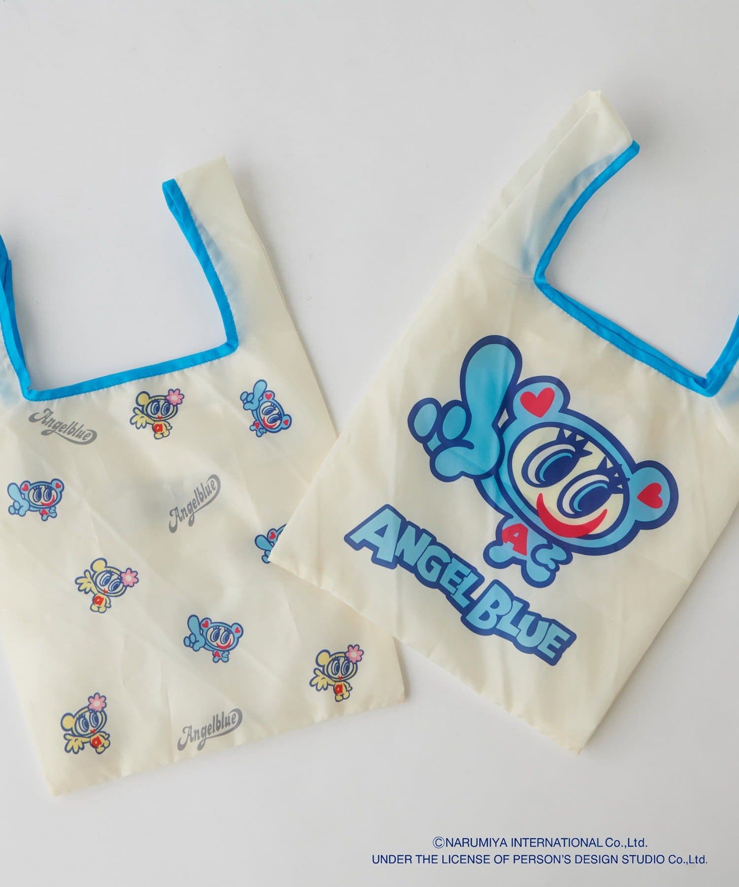 NICE CLAUP / OLIVE des OLIVE OUTLET(ナイスクラップ  / オリーブ デ オリーブ アウトレット) 【natural couture】ANGEL BLUEコンパクトエコバッグ