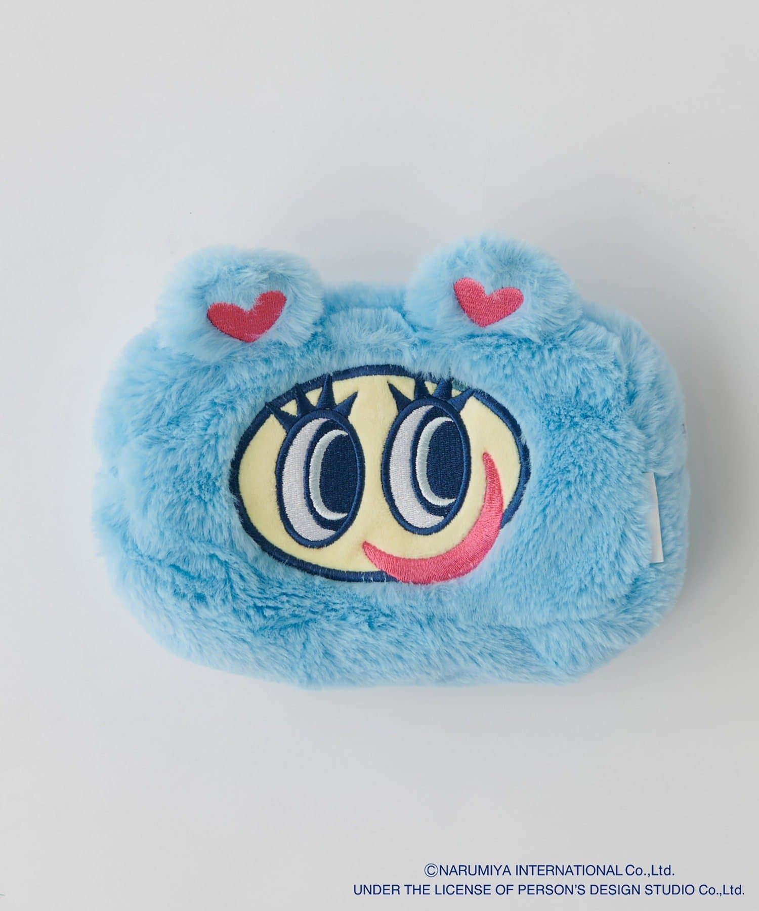 NICE CLAUP / OLIVE des OLIVE OUTLET(ナイスクラップ  / オリーブ デ オリーブ アウトレット) 【natural couture】ANGEL BLUE ふわふわフェイスポーチ