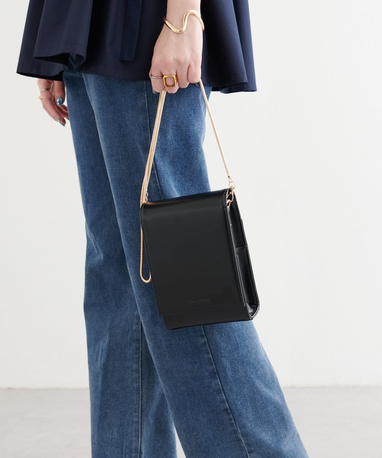 NICE CLAUP / OLIVE des OLIVE OUTLET(ナイスクラップ  / オリーブ デ オリーブ アウトレット) 【natural couture】ミラーインショルダーバッグ