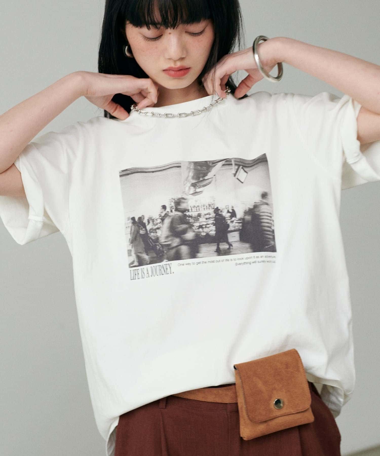 NICE CLAUP / OLIVE des OLIVE OUTLET(ナイスクラップ  / オリーブ デ オリーブ アウトレット) 【LARUTA】＜サスティナ企画＞ロゴ×PHOTOT